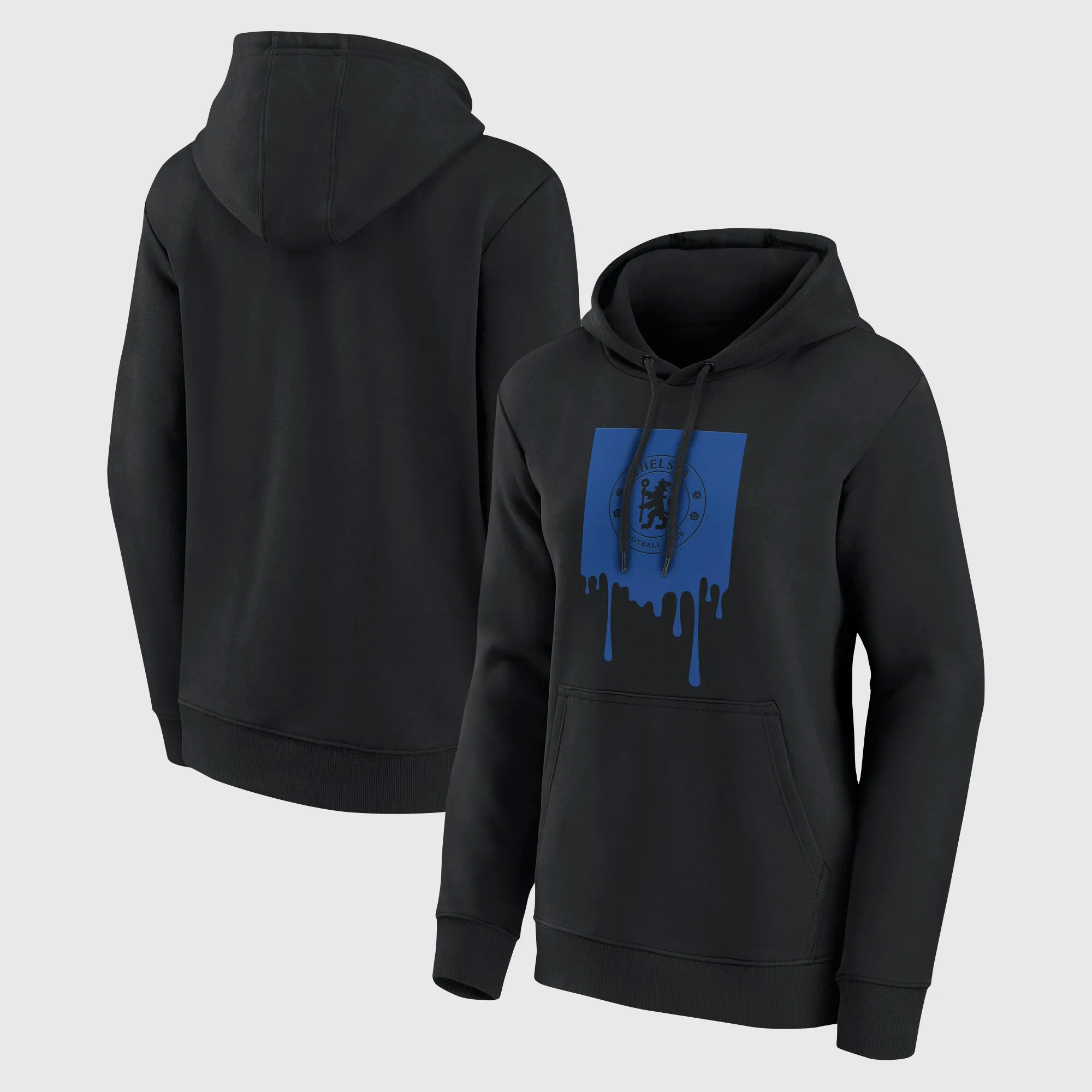 Chelsea Liquify Graphic Hoodie - Black - Womens