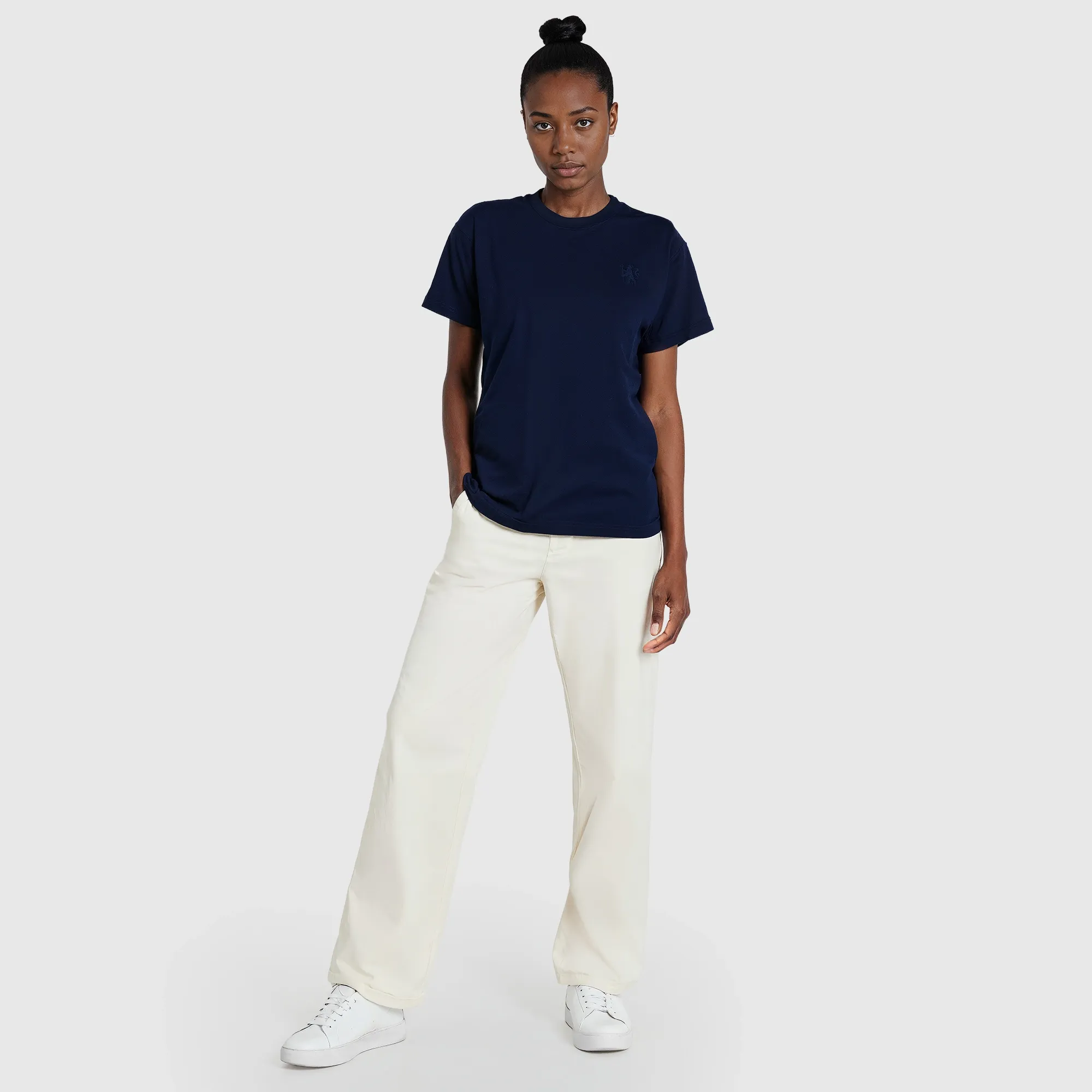 Chelsea Core Oversized T-Shirt - Navy - Womens