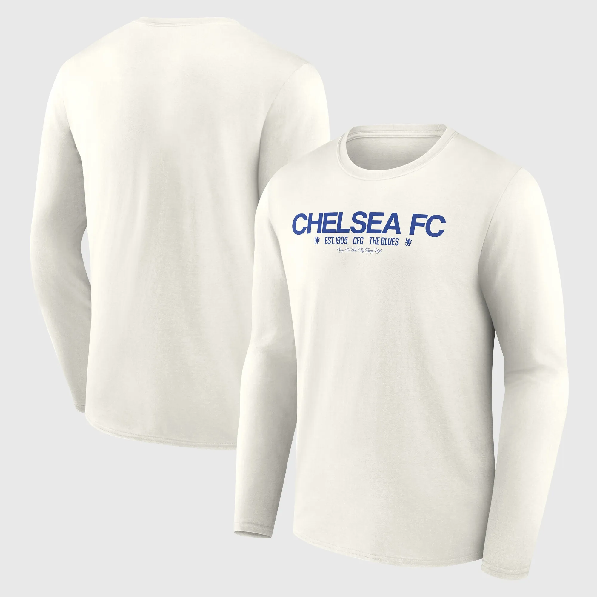 Chelsea End Credits Graphic Long Sleeve T-Shirt - Off-White - Mens