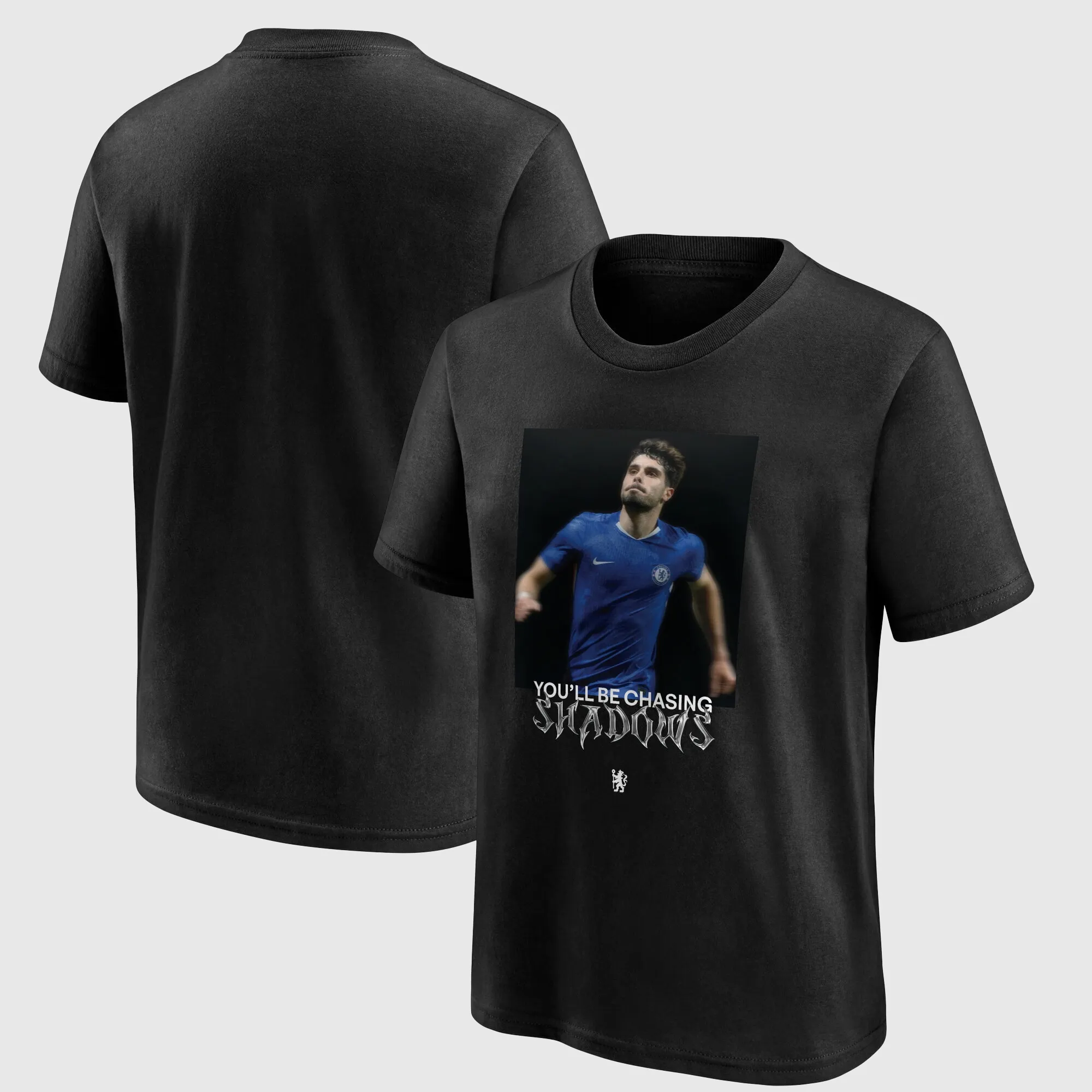 Chelsea You'll be Chasing Shadows Graphic T-Shirt - Black - Kids