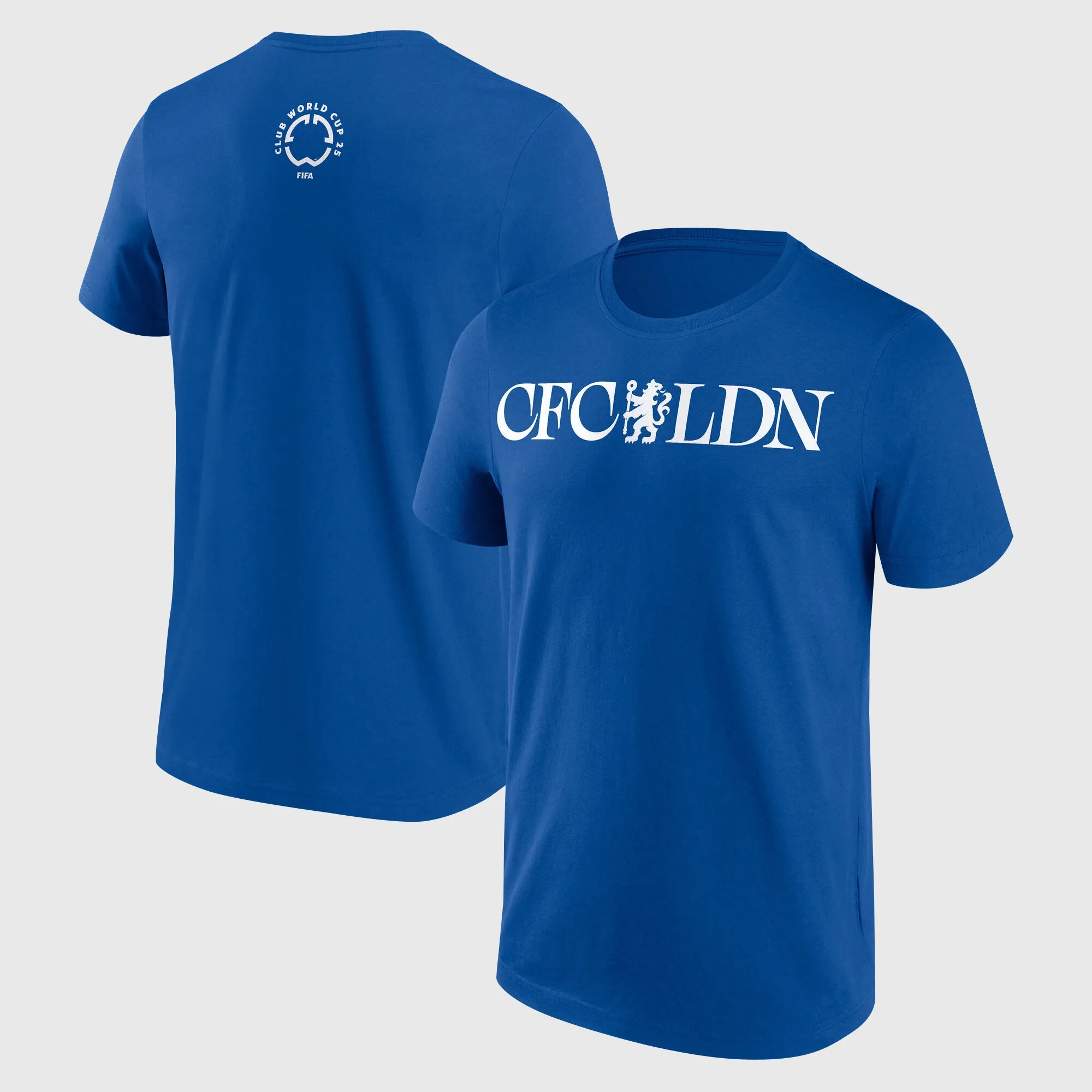 Chelsea Club World Cup Logo Graphic T-Shirt - Royal - Mens