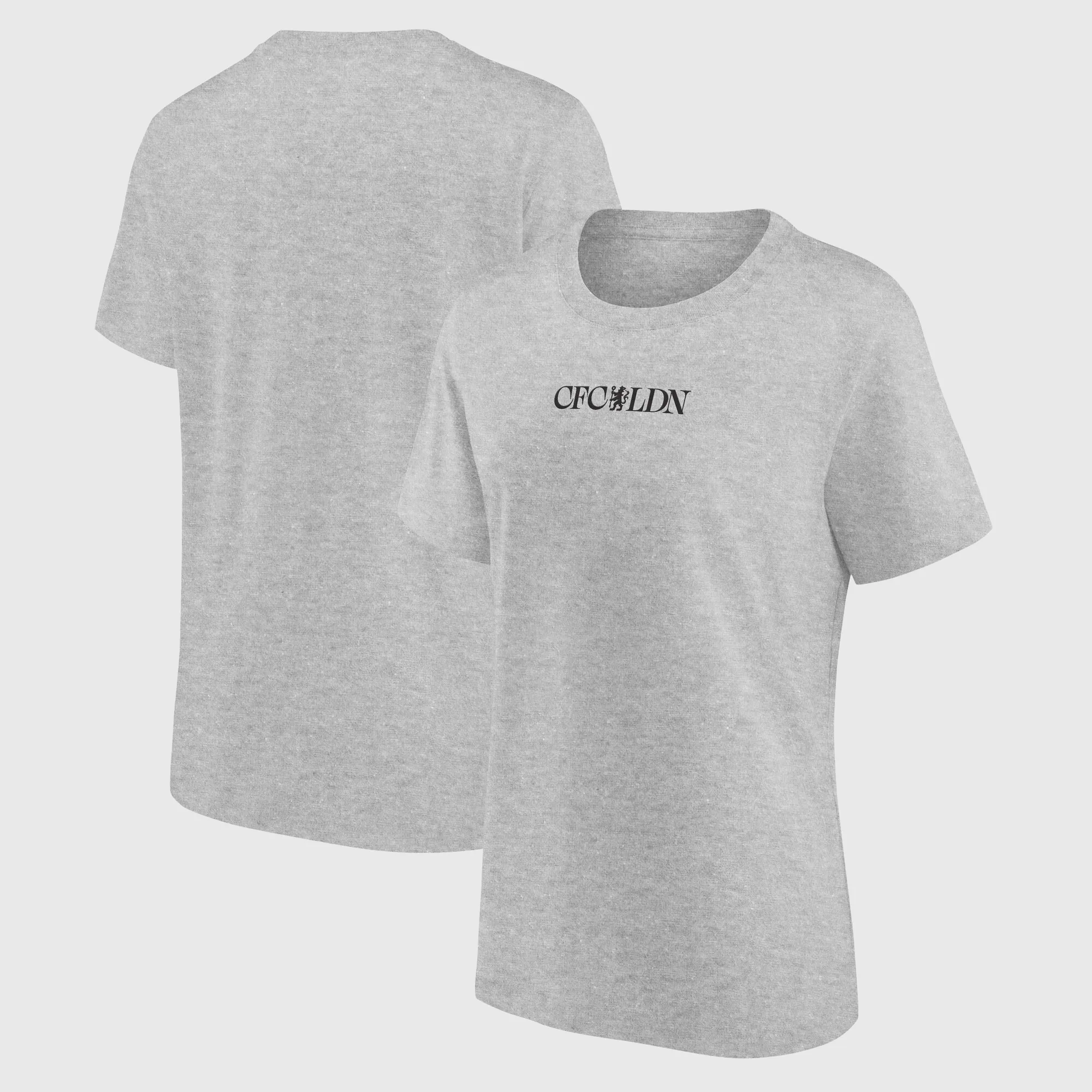 Chelsea CFCLDN Graphic T-Shirt - Grey Marl - Womens
