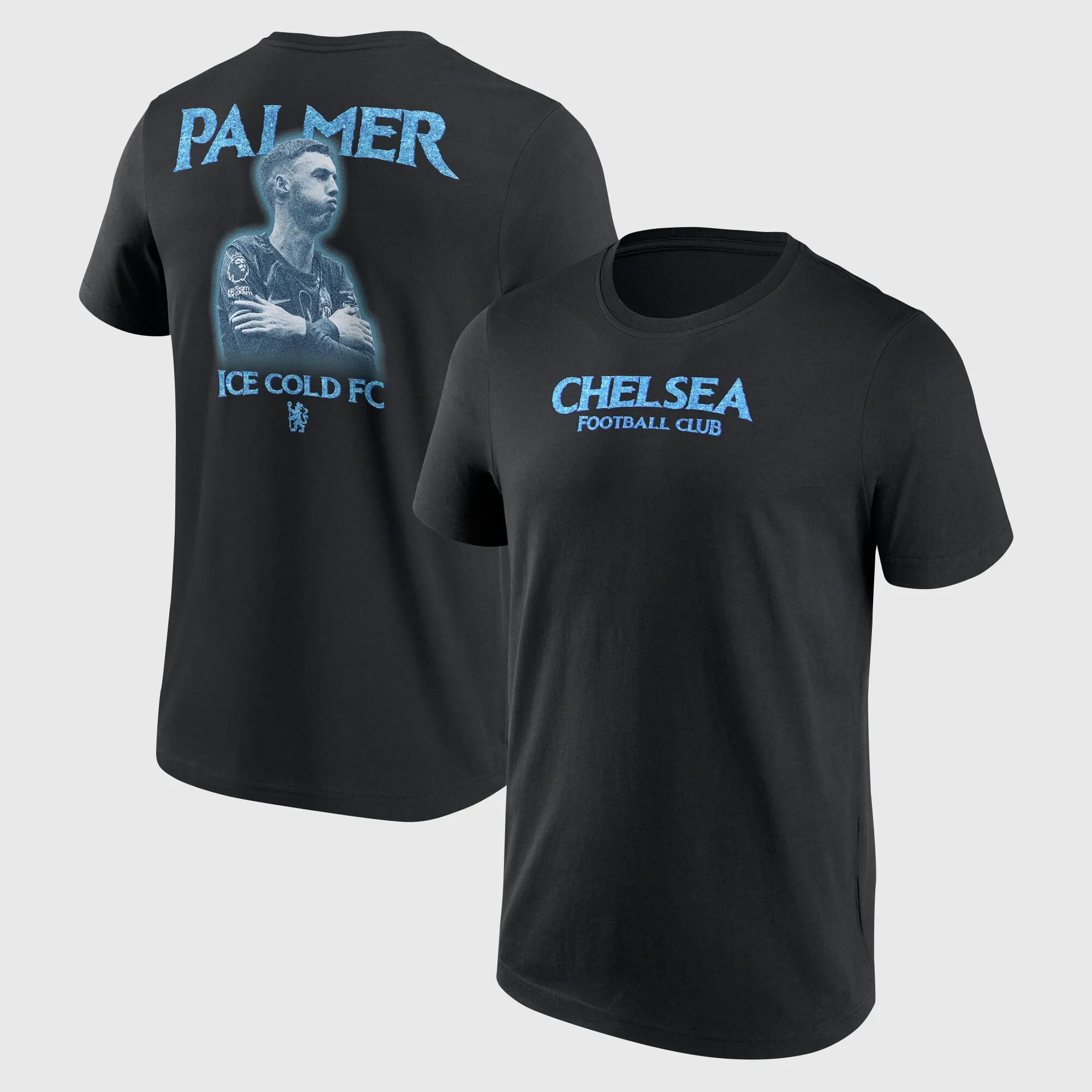 Chelsea Cole Palmer Ice Cold FC Graphic T-Shirt - Black - Mens