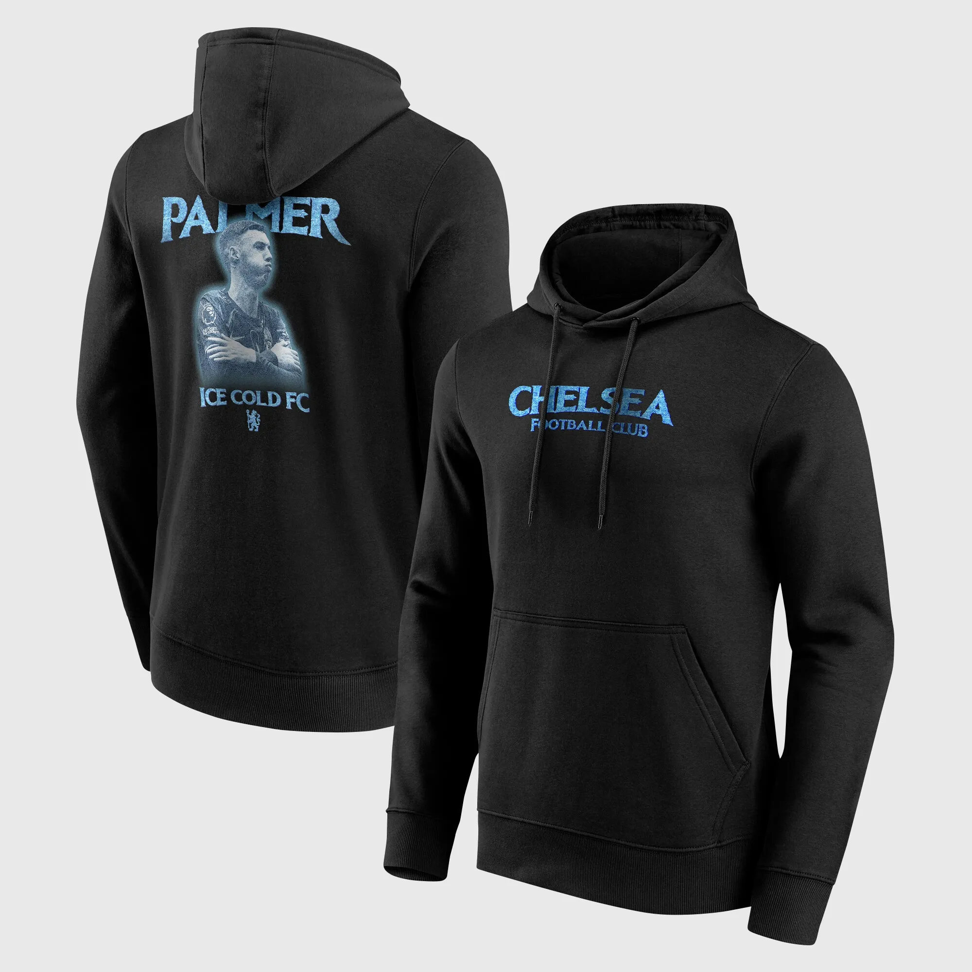 Chelsea Cole Palmer Ice Cold FC Graphic Hoodie - Black - Mens