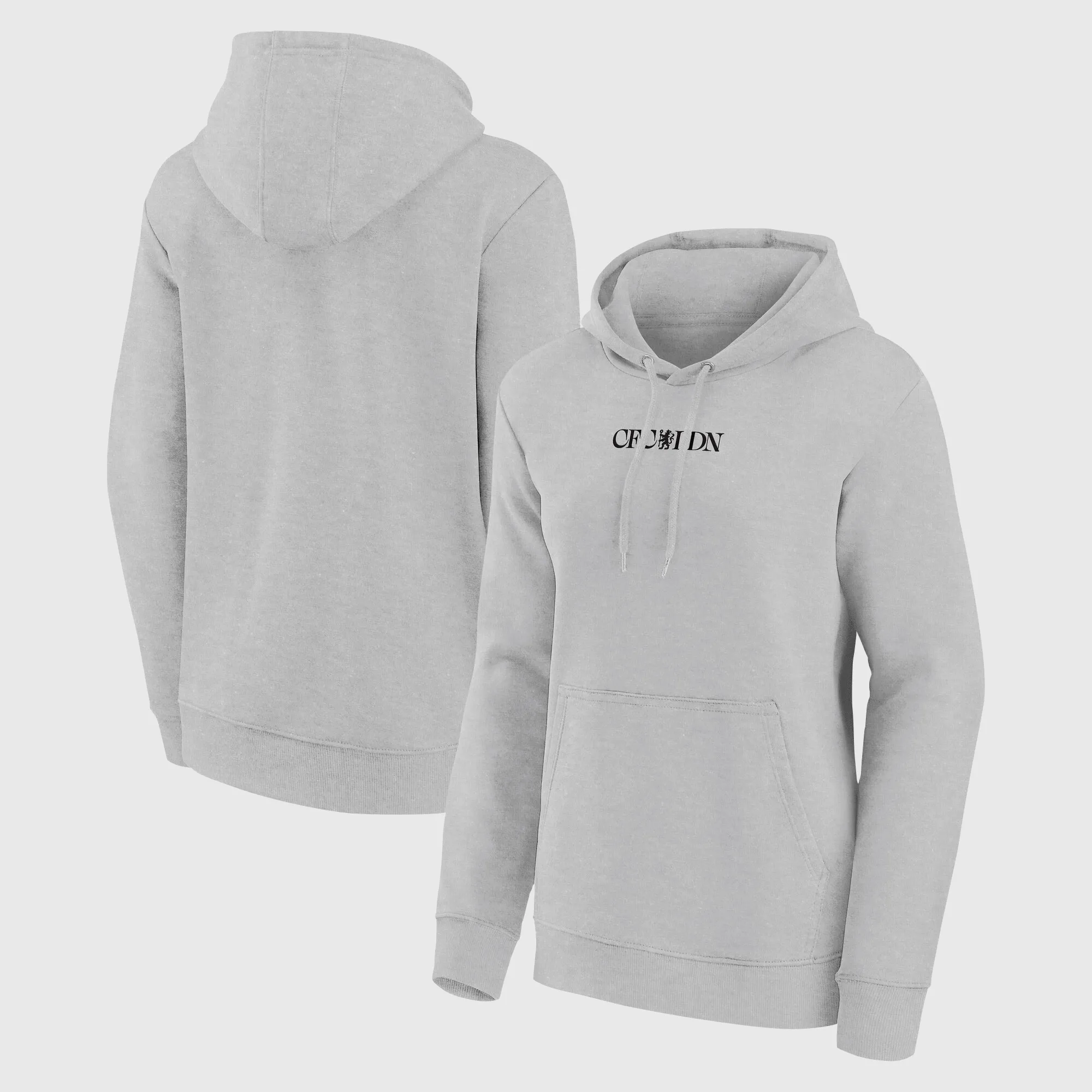 Chelsea CFCLDN Graphic Hoodie - Grey Marl - Womens