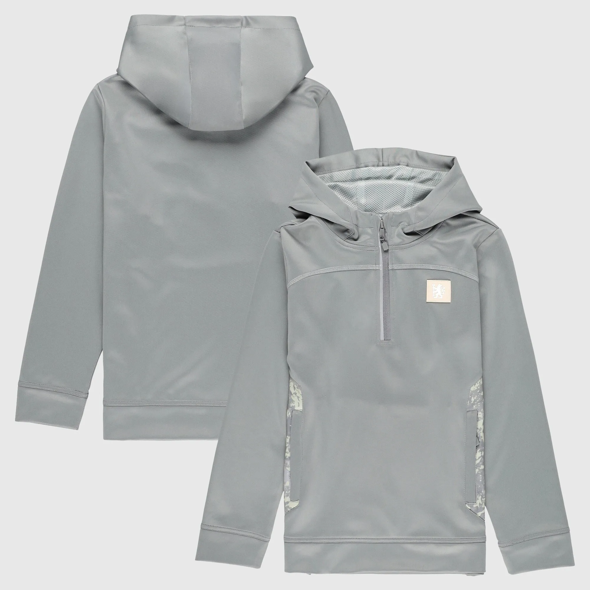 Chelsea Active Camoflauge 1/4 Zip Hoodie - Khaki - Kids