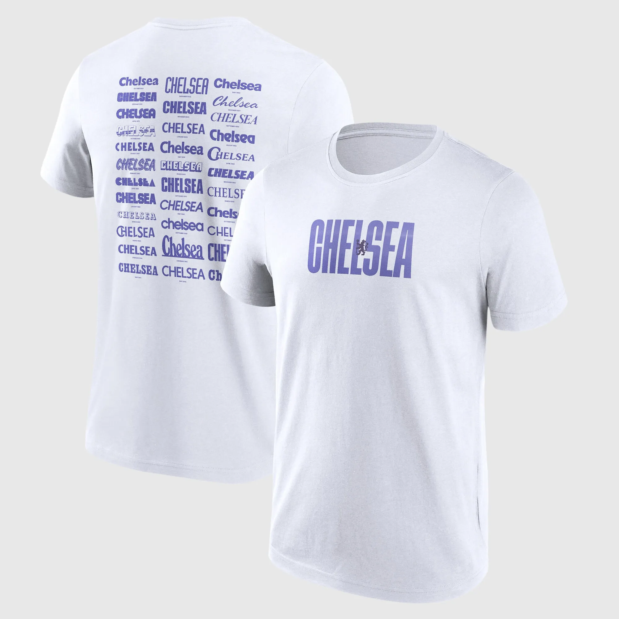 Chelsea Fonts Graphic T-Shirt - White