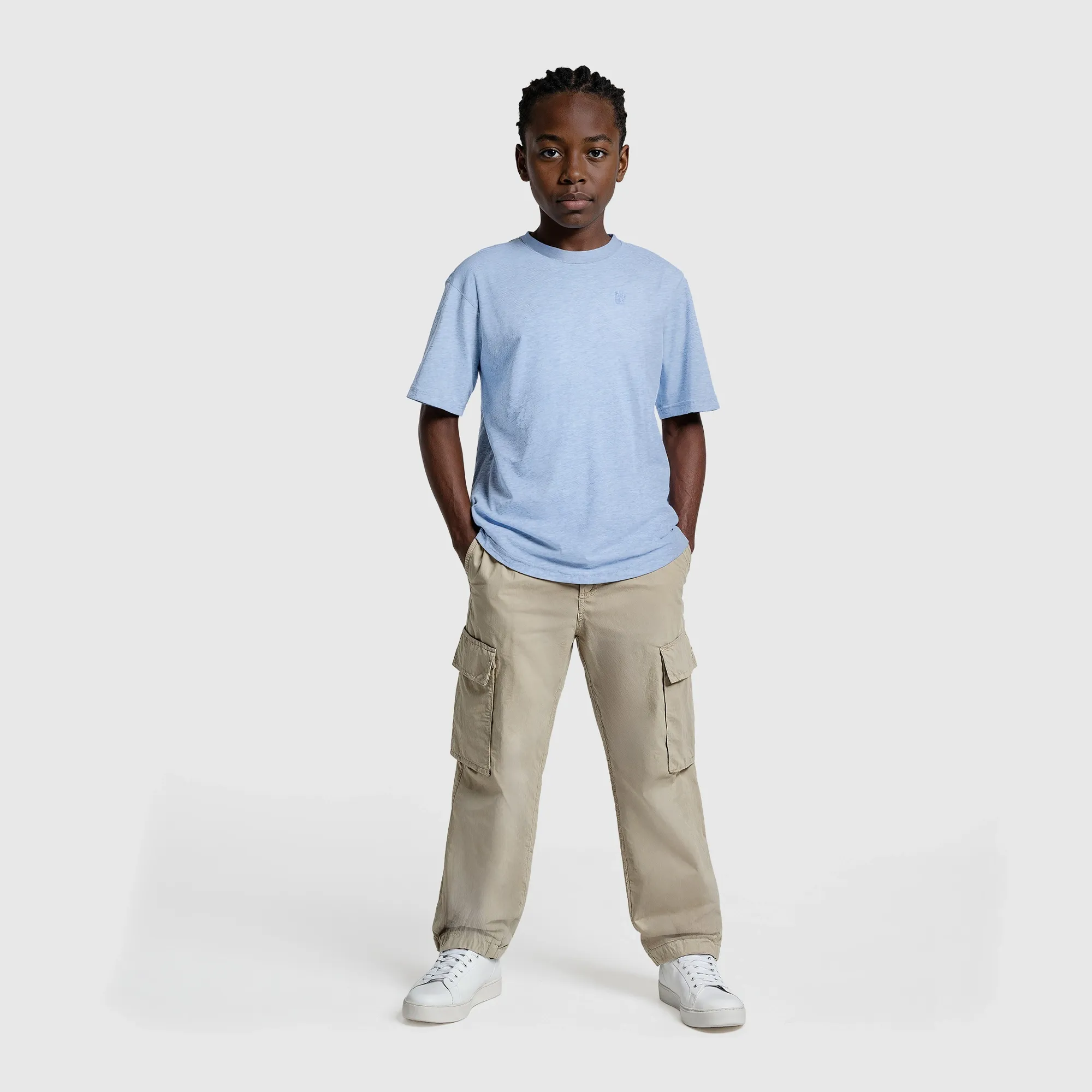 Chelsea Core T-Shirt - Blue Marl - Boys