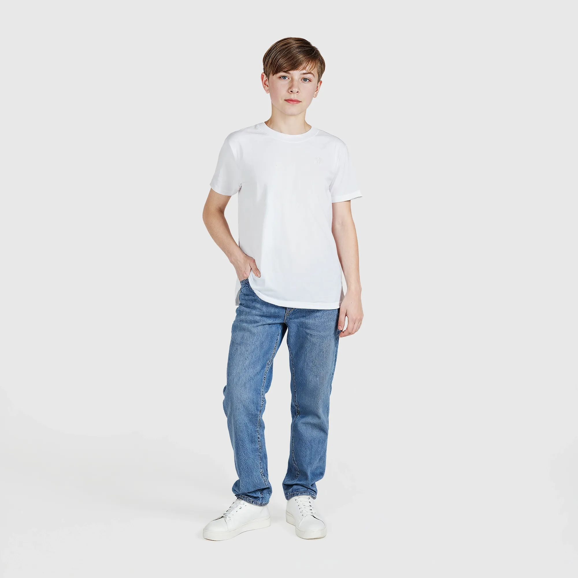 Chelsea Core Oversized T-Shirt - White - Girls