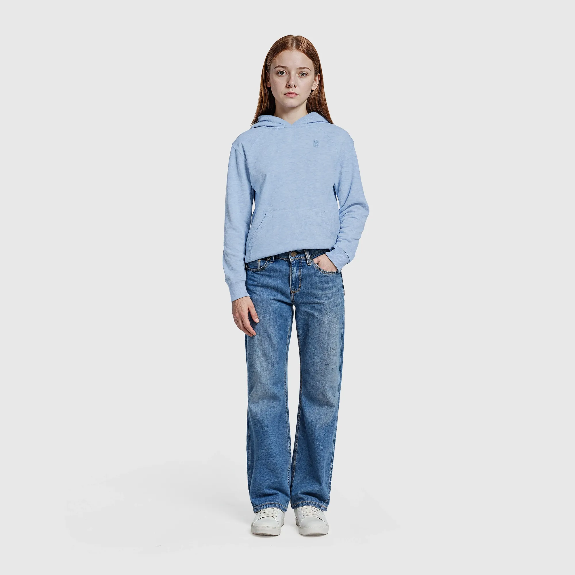 Chelsea Core Hoodie - Blue Marl - Boys