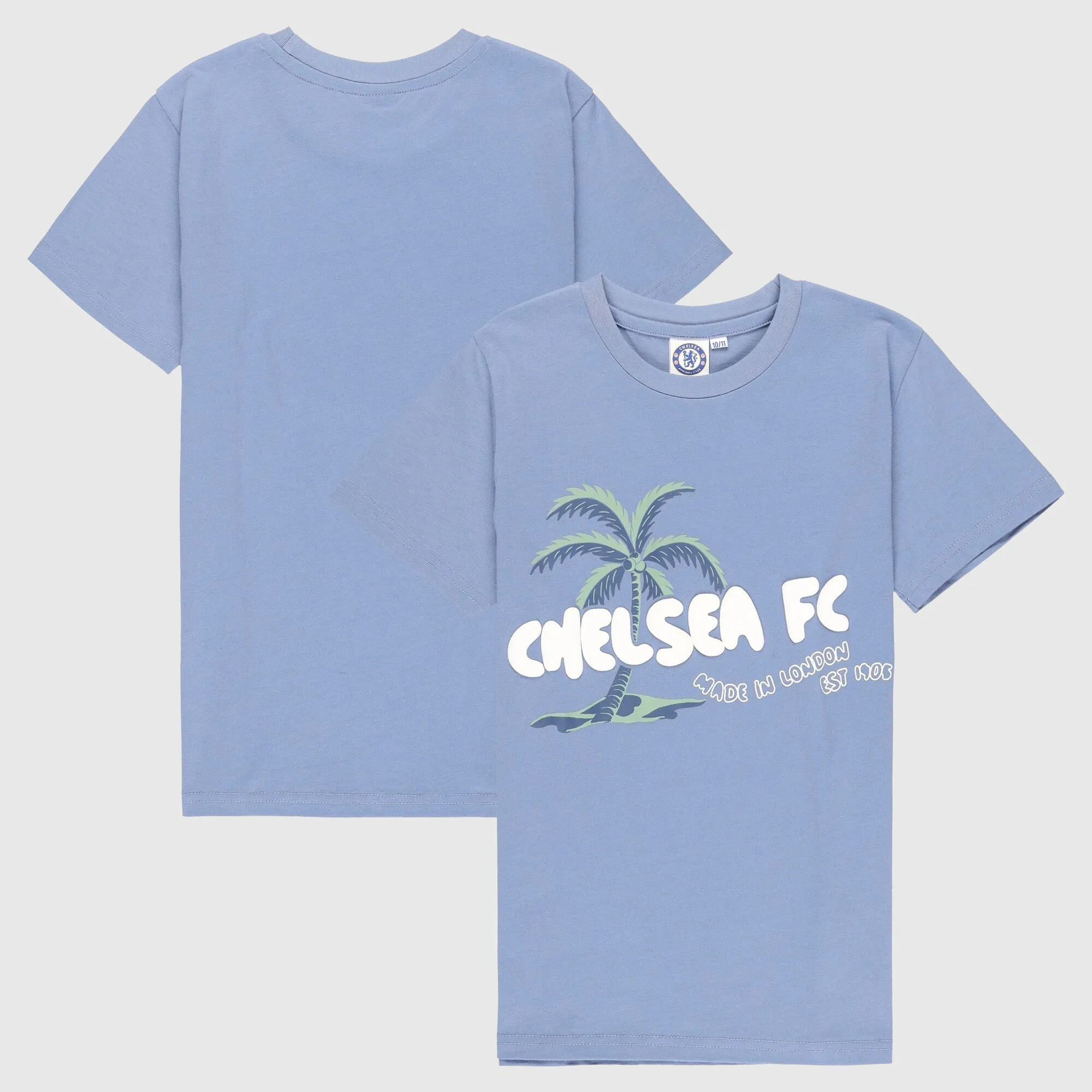 Chelsea Palm Graphic T-Shirt - Blue - Boys