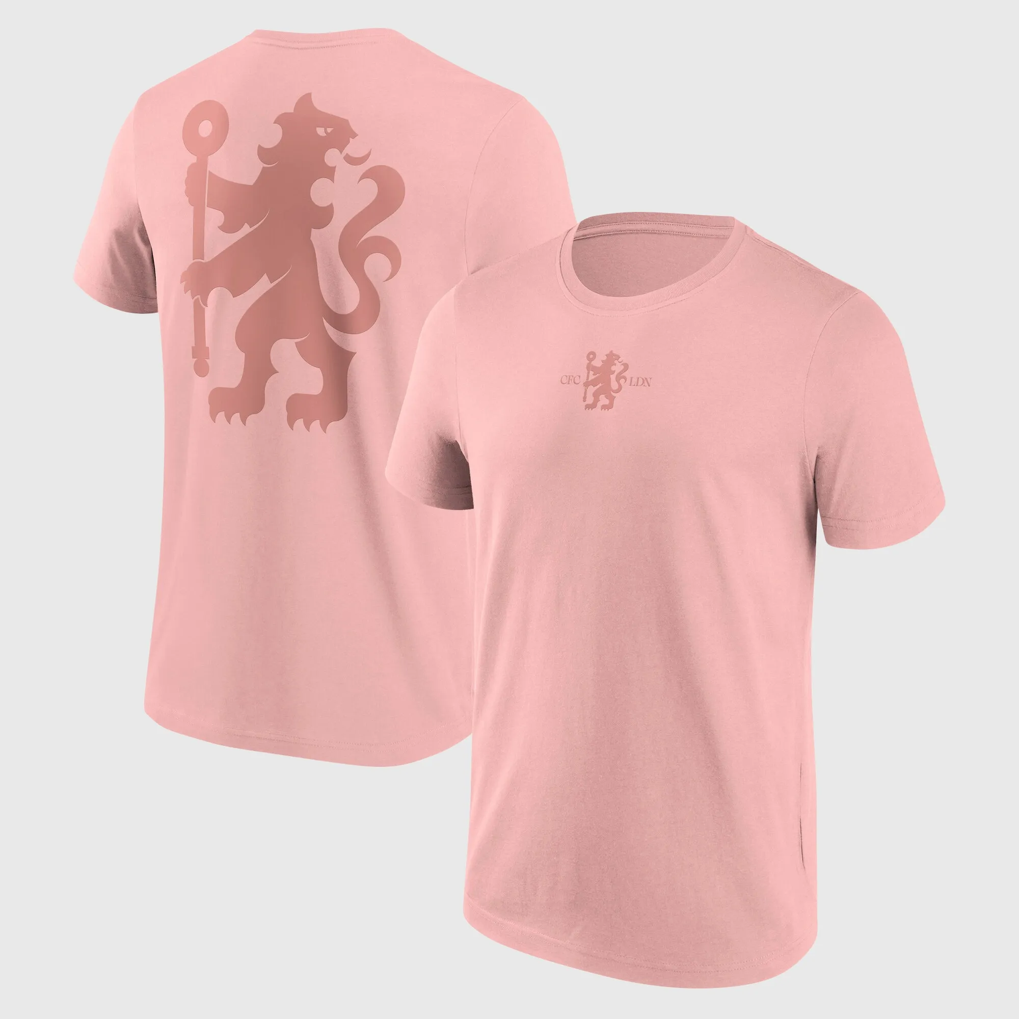 Chelsea Rampant Lion Fashion T-Shirt - Pink - Mens