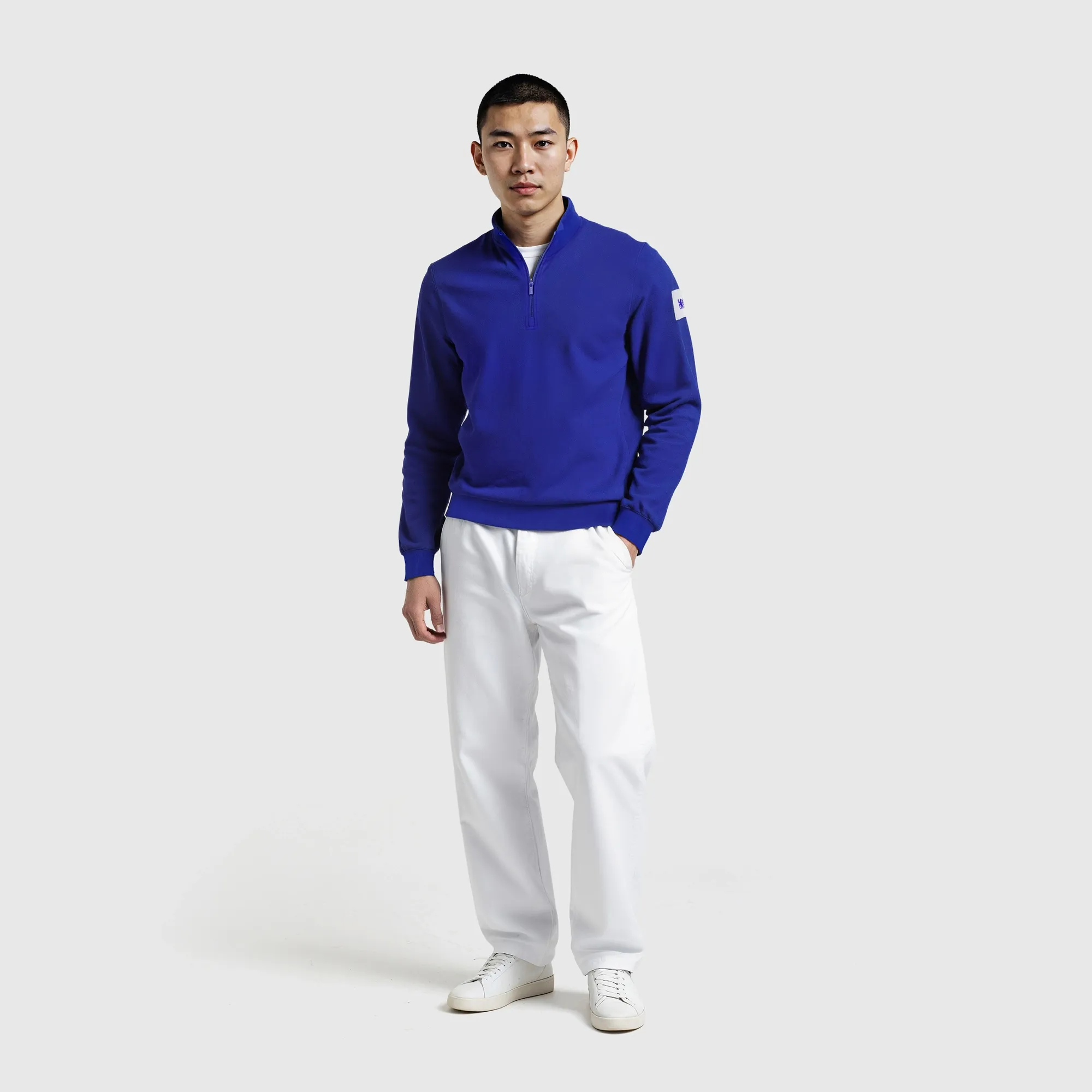 Chelsea 120 Year Anniversary CFC LDN 1/4 Zip Top - Blue - Unisex