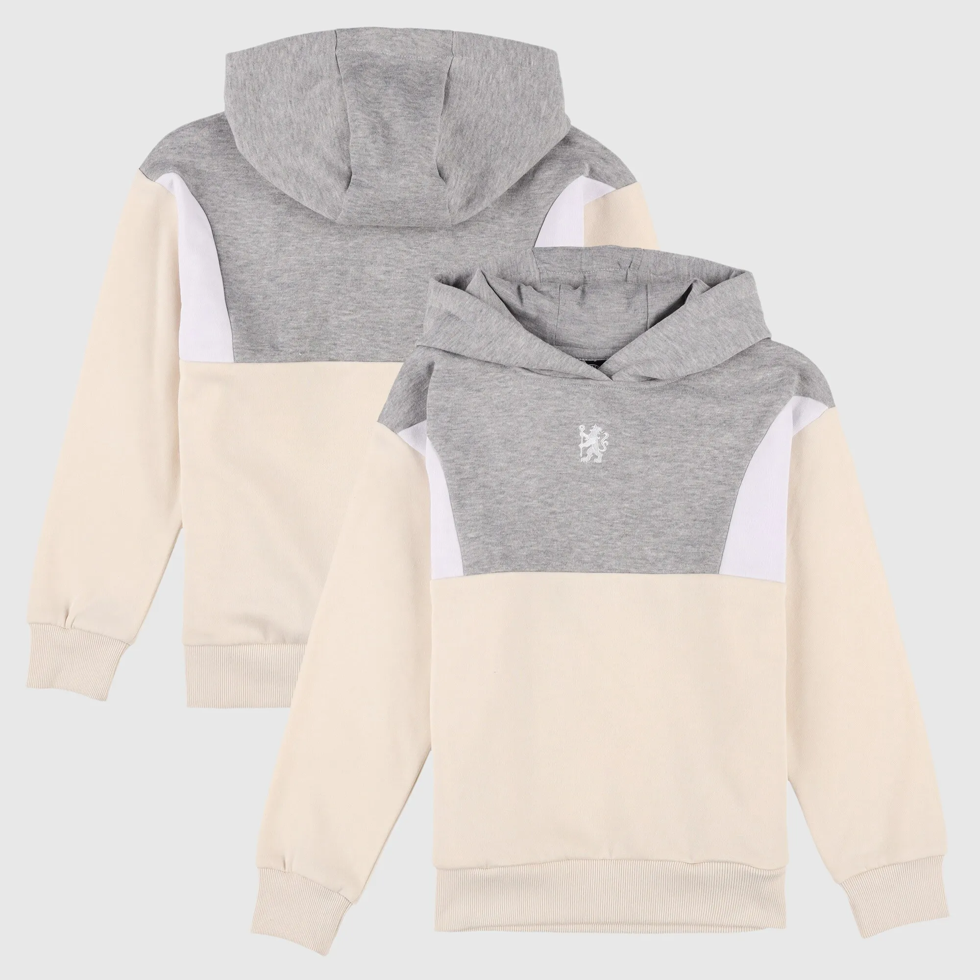 Chelsea Colour Block Hoodie - Cream - Kids