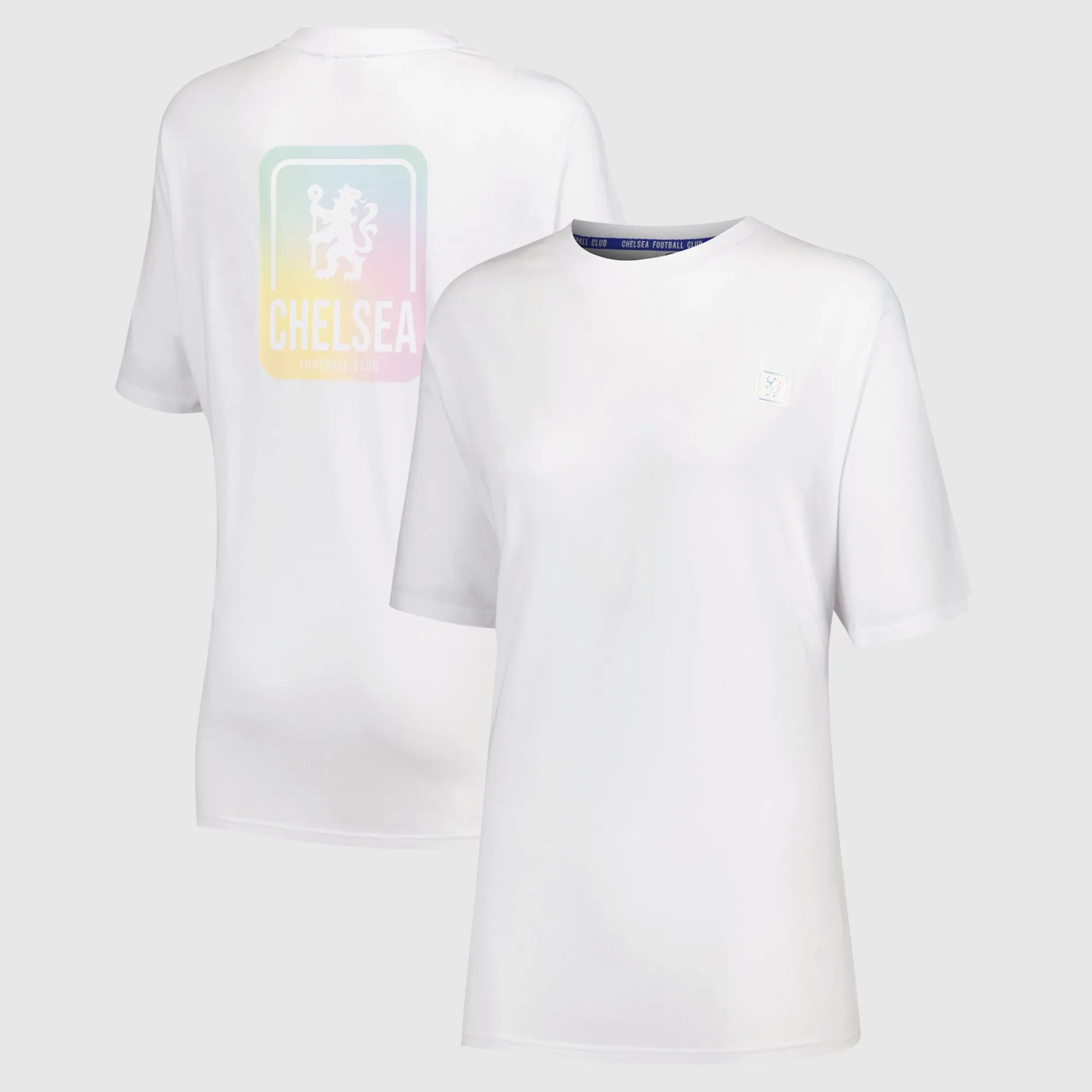 Chelsea Graphic Back Print T-Shirt - White - Womens