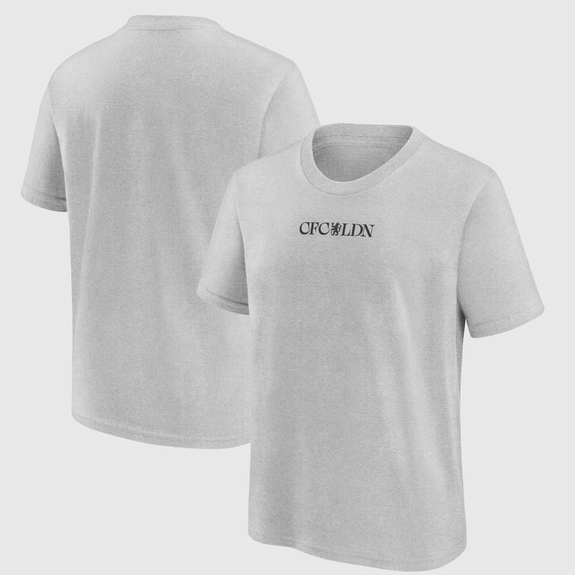 Chelsea CFCLDN Graphic T-Shirt - Grey Marl - Kids