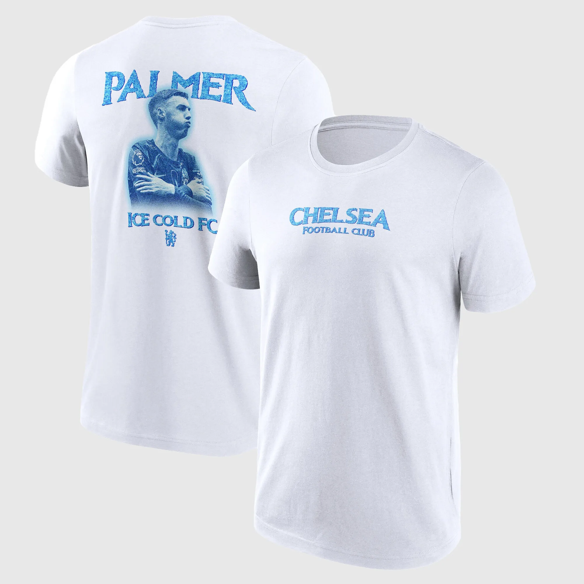 Chelsea Cole Palmer Ice Cold FC Graphic T-Shirt - White