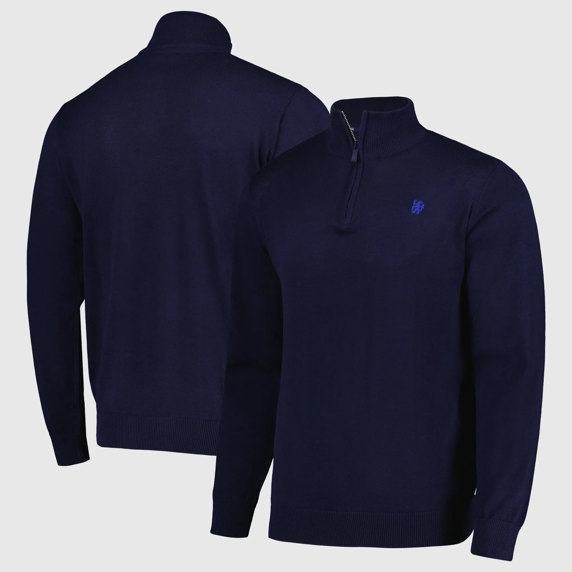 Chelsea 1/4 Zip Jumper - Navy - Mens