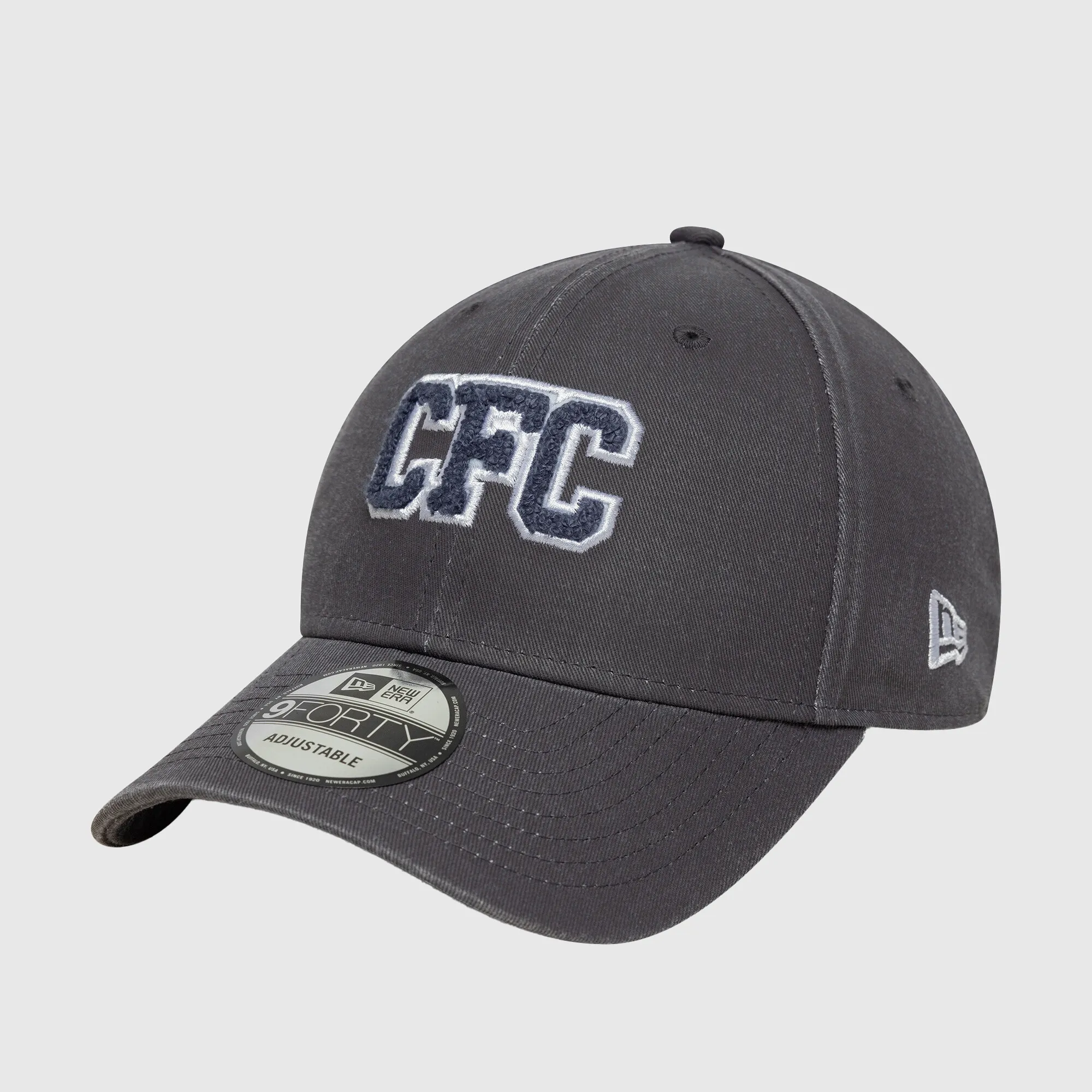 Chelsea New Era 9FORTY Collegiate Cap - Grey