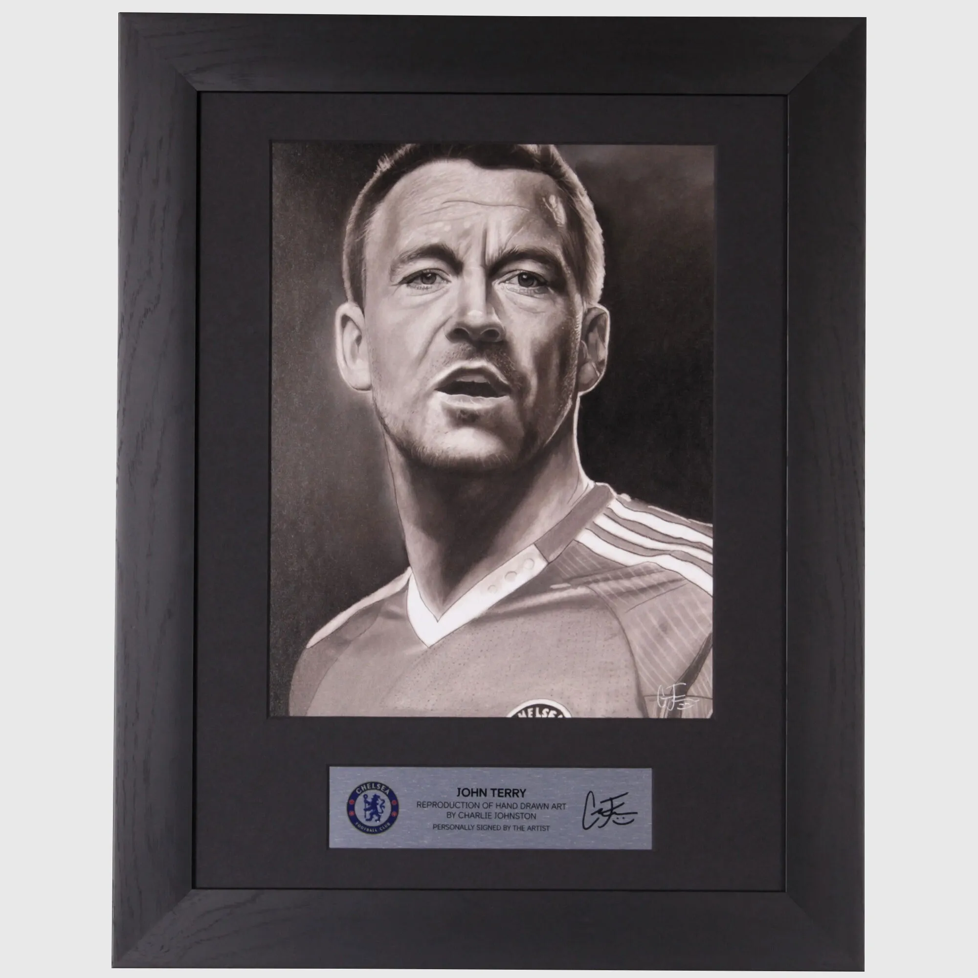 Chelsea Terry Art Print Framed - Hand Signed by Artist Charlie Johnson - 12 x 16