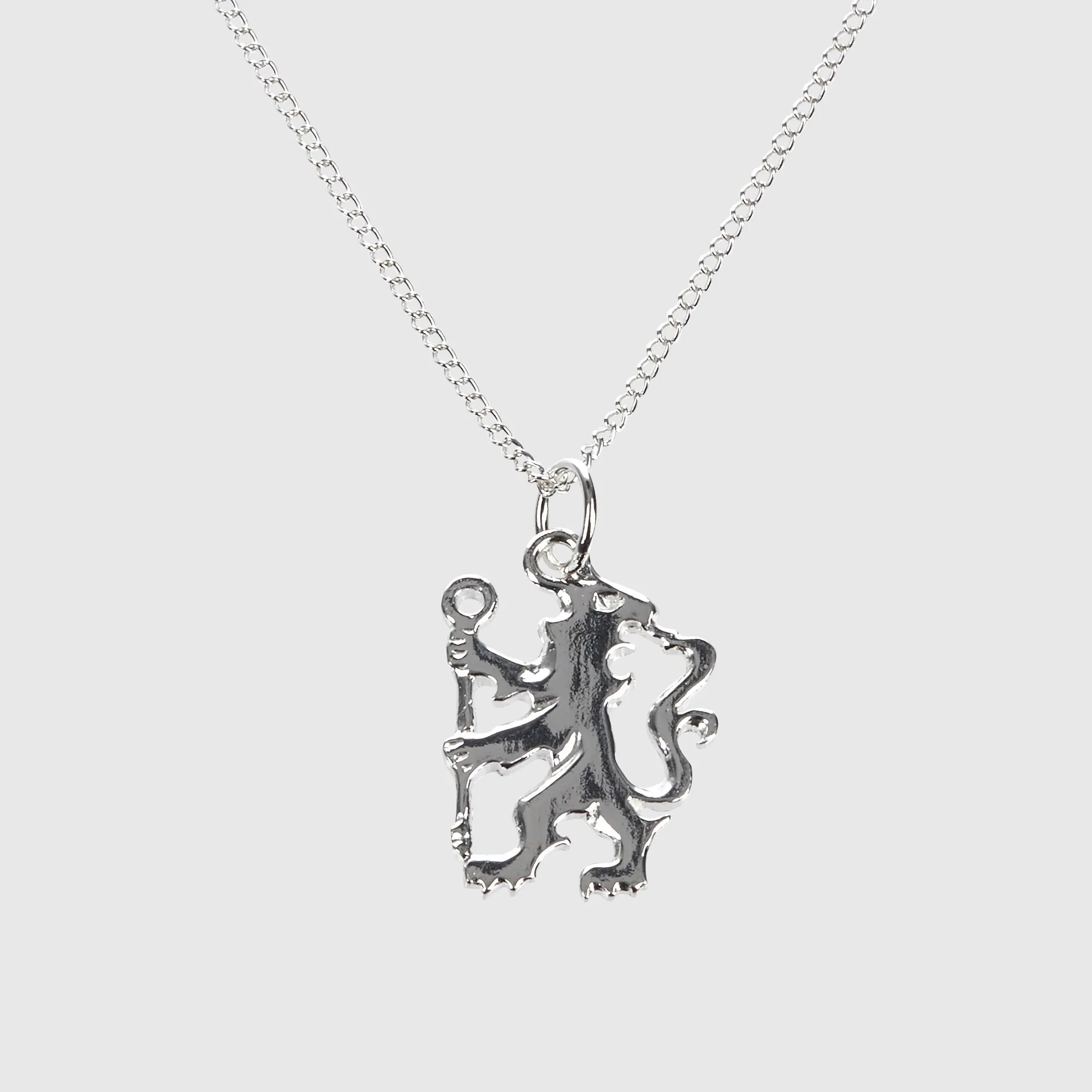 Chelsea Lion Pendant and 50cm Chain - Sterling Silver