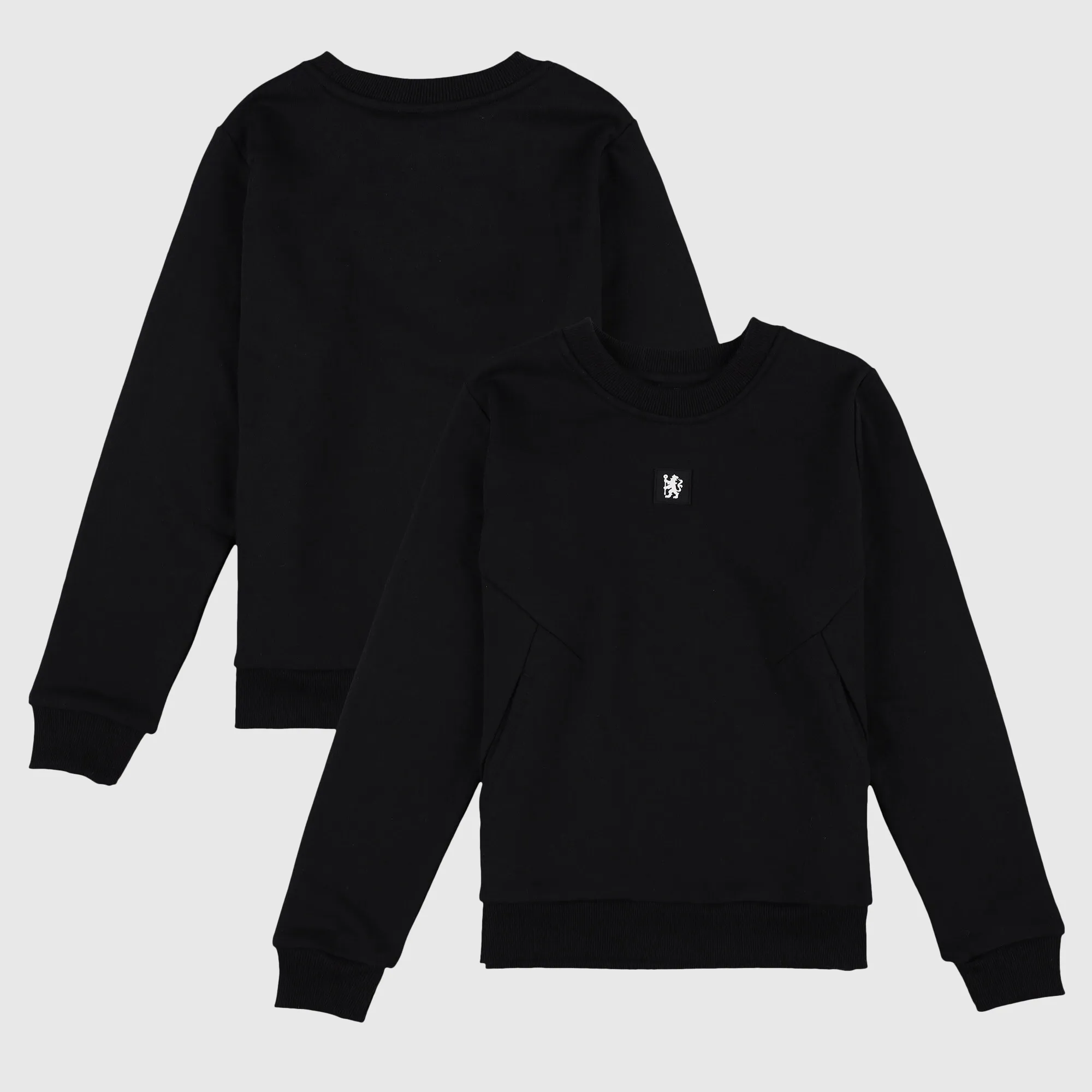Chelsea Panel Detail Sweatshirt - Black - Boys