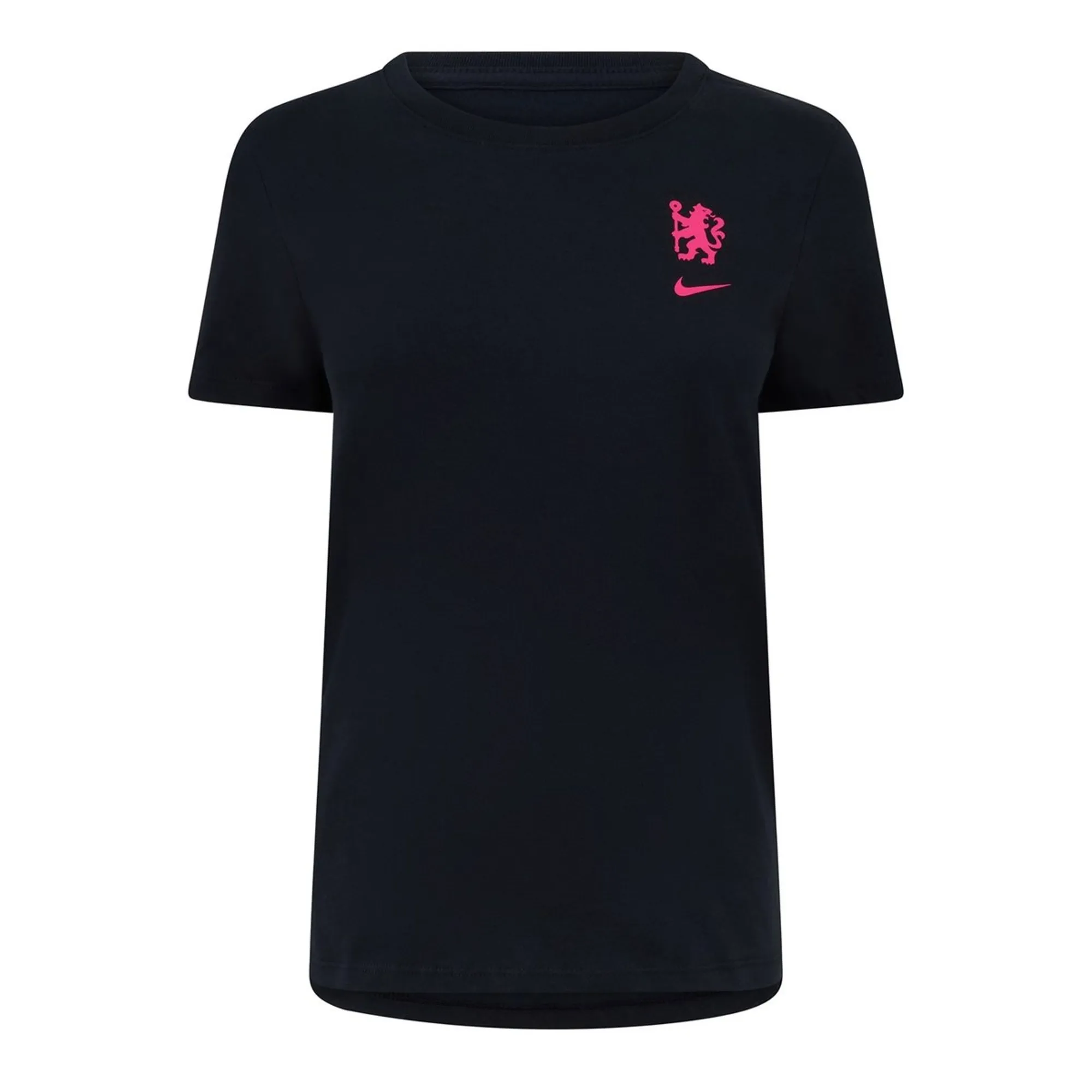 Chelsea Nike Supporter T-Shirt - Black - Womens