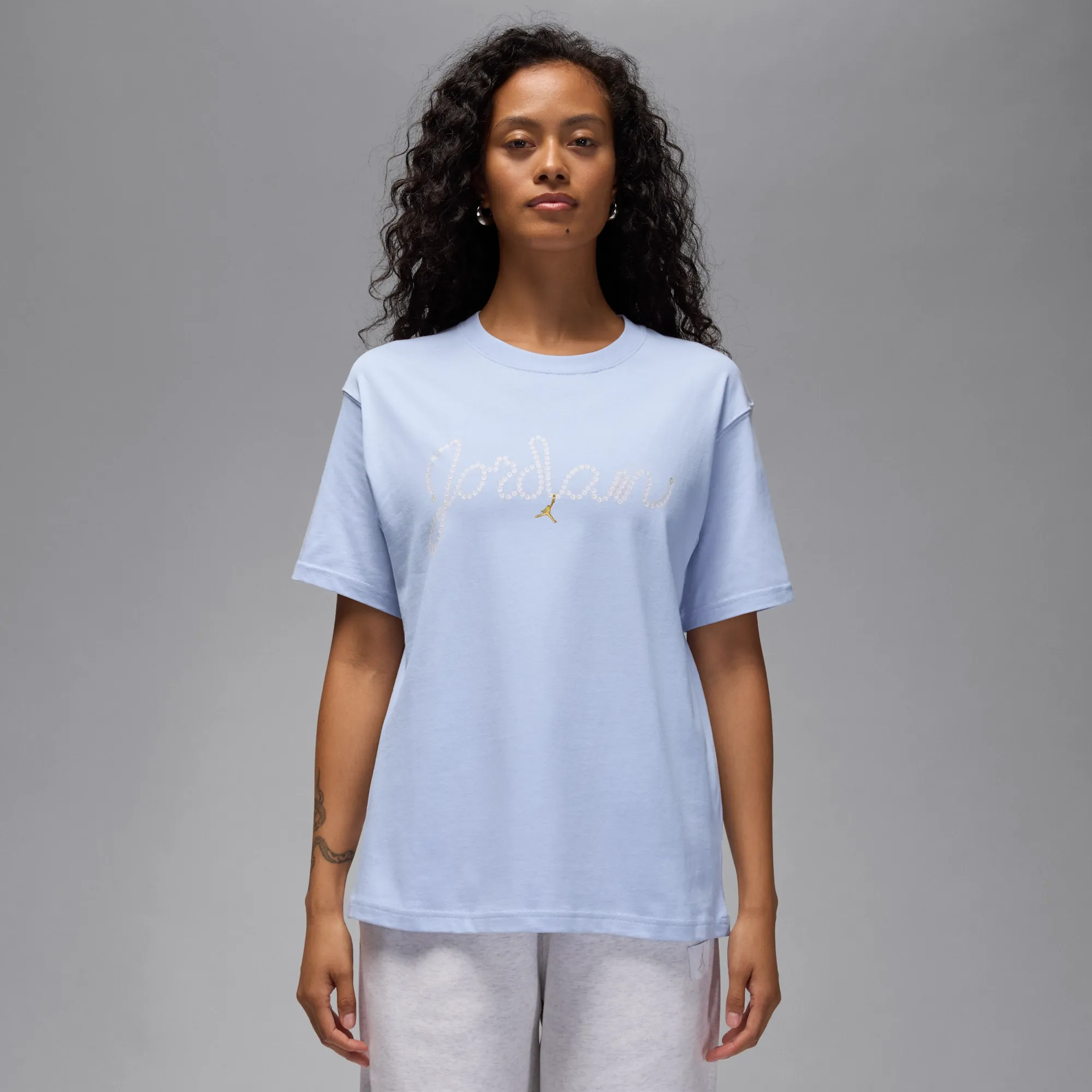 Nike Jordan Brooklyn Women's T-Shirt - Grey