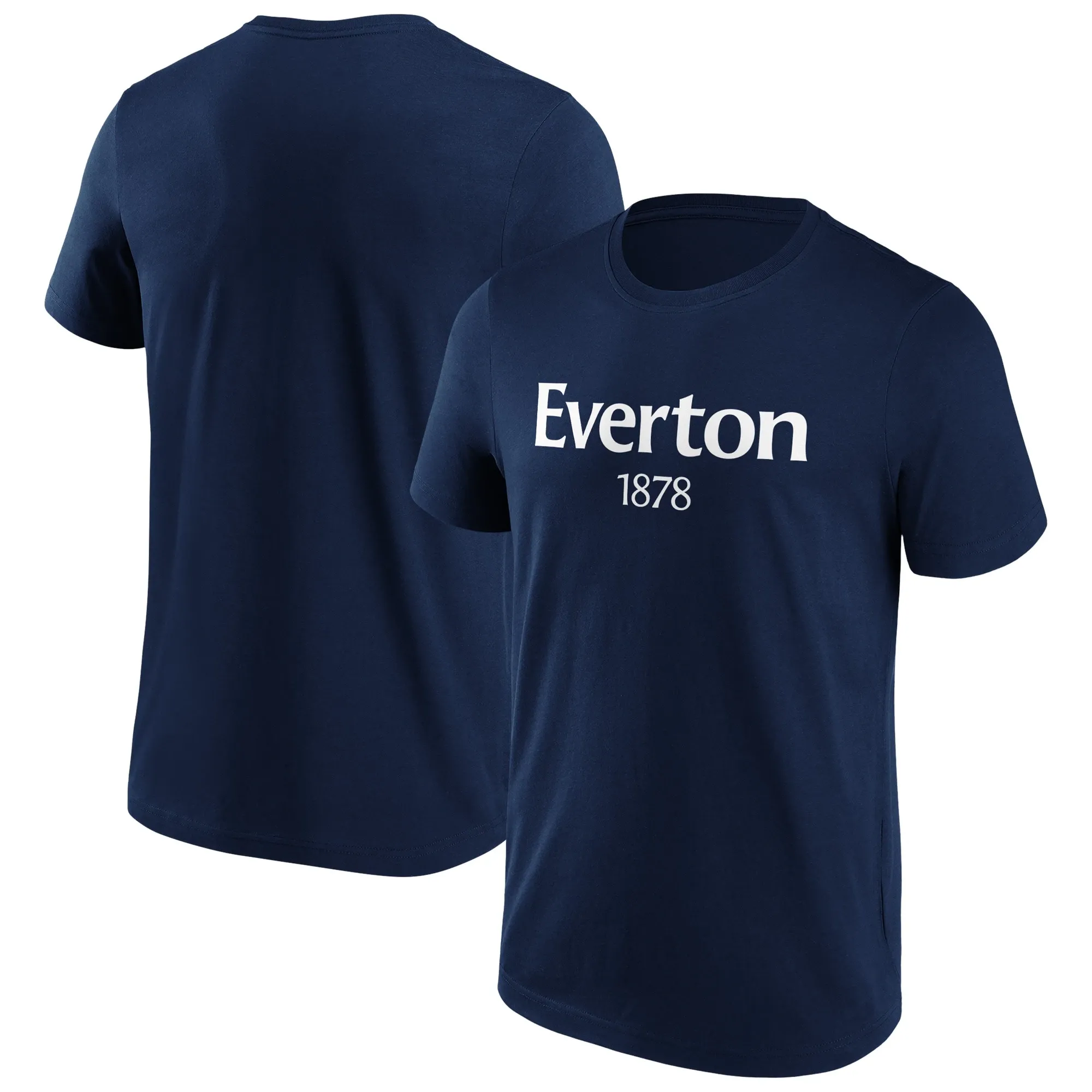 Everton Essentials Wordmark Graphic T-Shirt - Navy - Mens