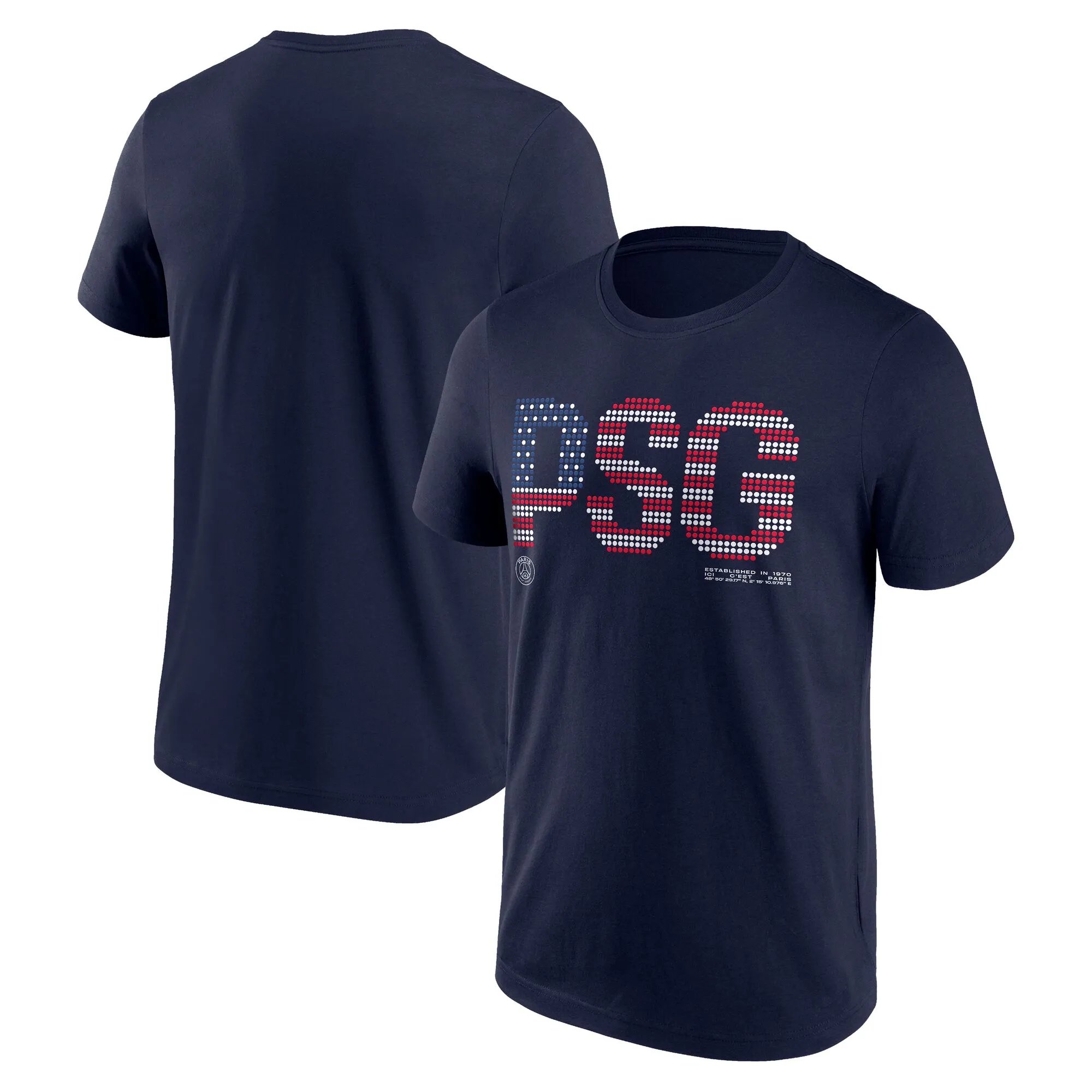 PSG USA Dot Graphic T-Shirt - Navy