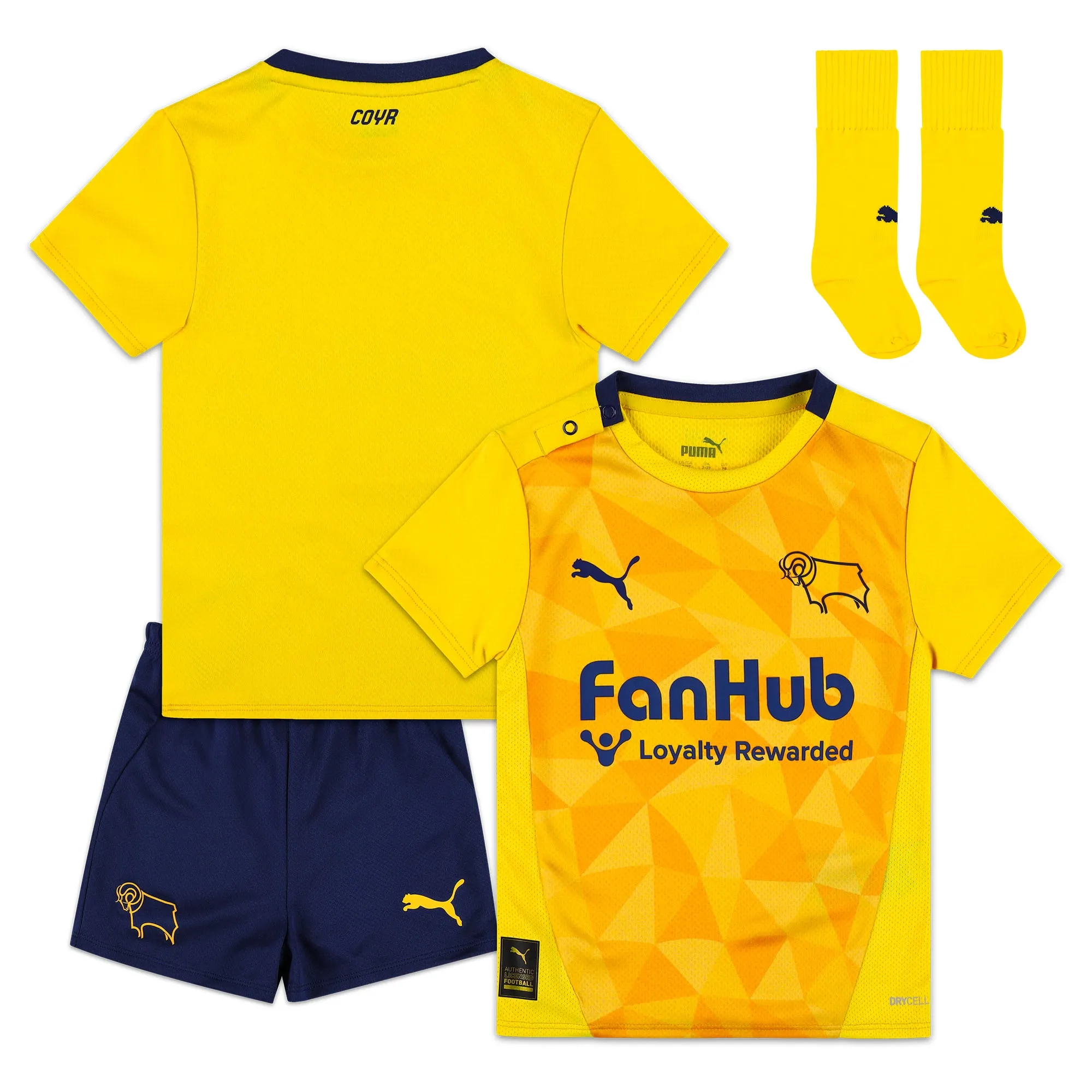 Derby County Puma Third Infant Kit 2024-25