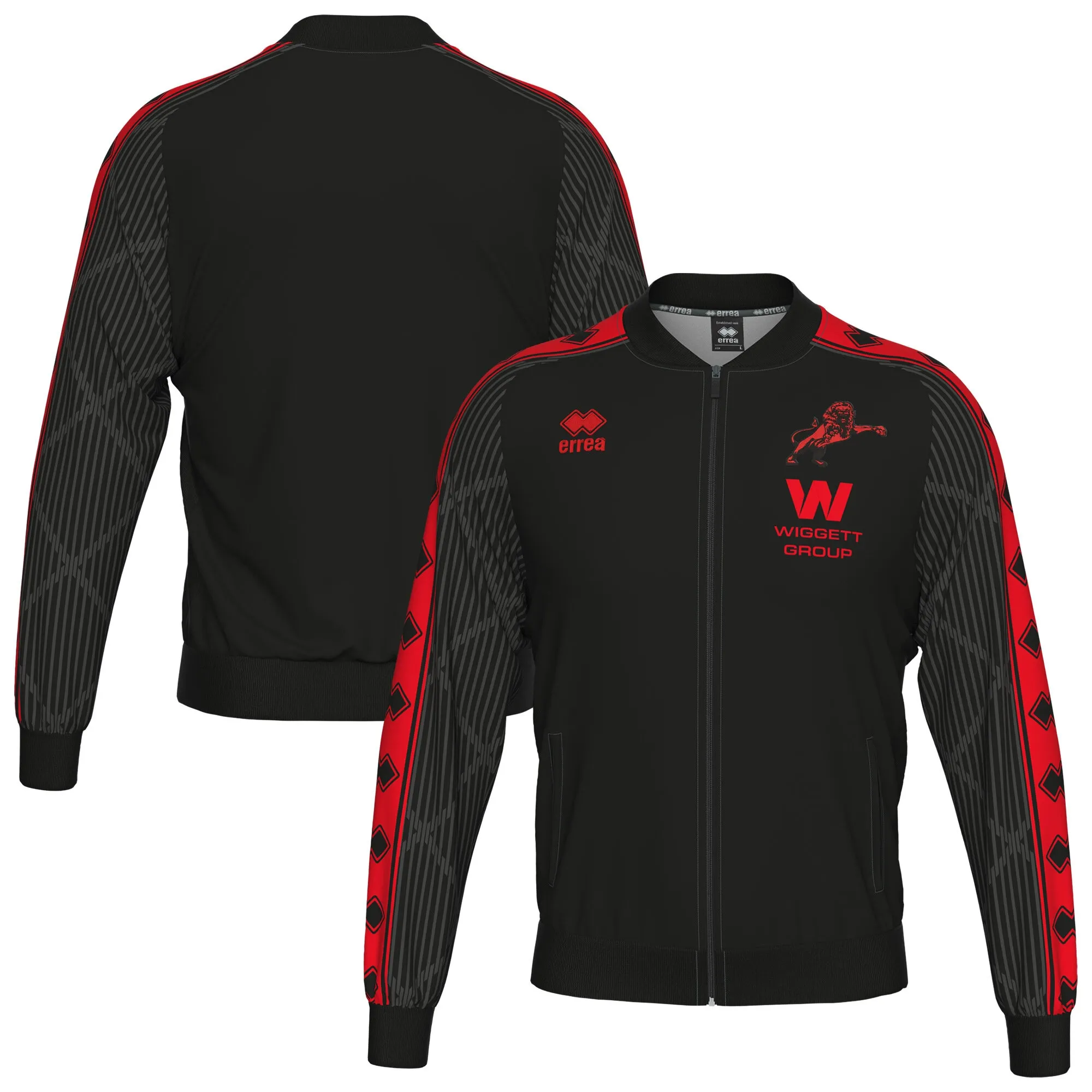 Millwall Errea Third Walkout Jacket - Black