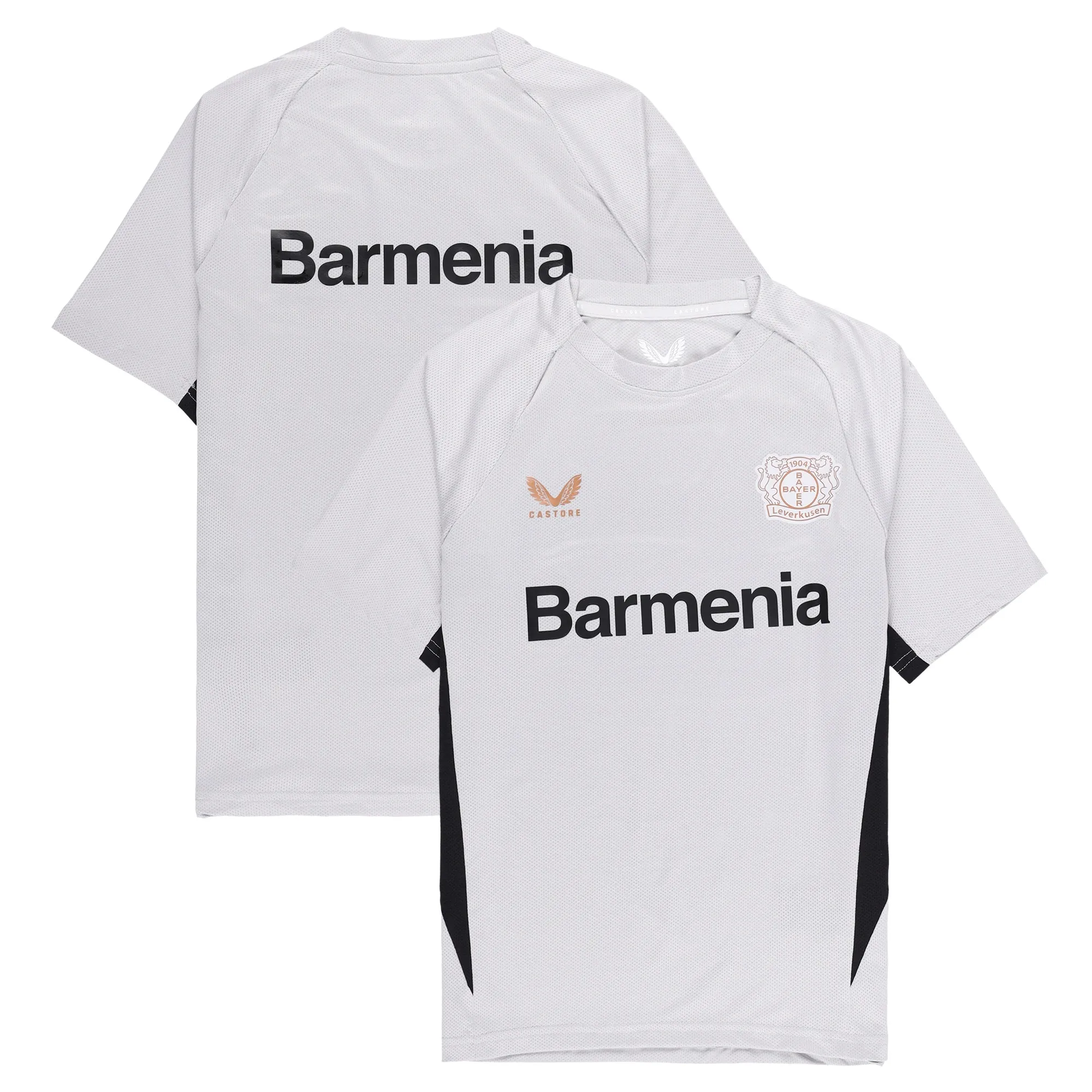 Bayer Leverkusen Castore Players Training T-Shirt - Grey - Kids