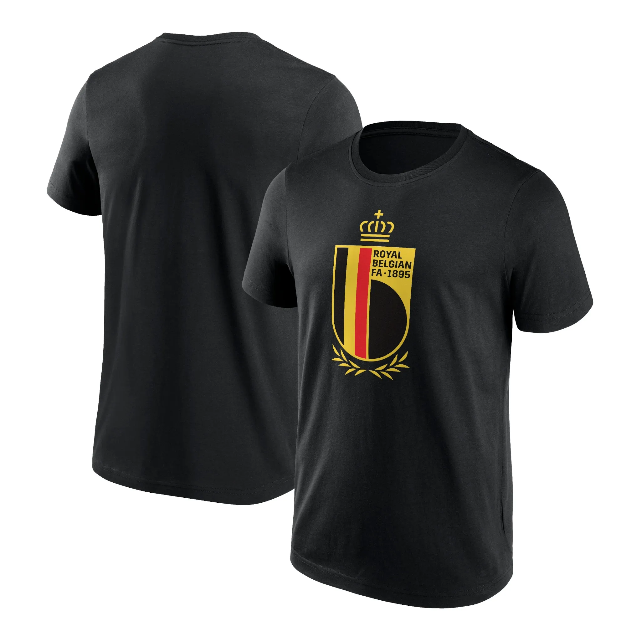 Belgium FA Primary Logo Graphic T-Shirt - Black - Mens