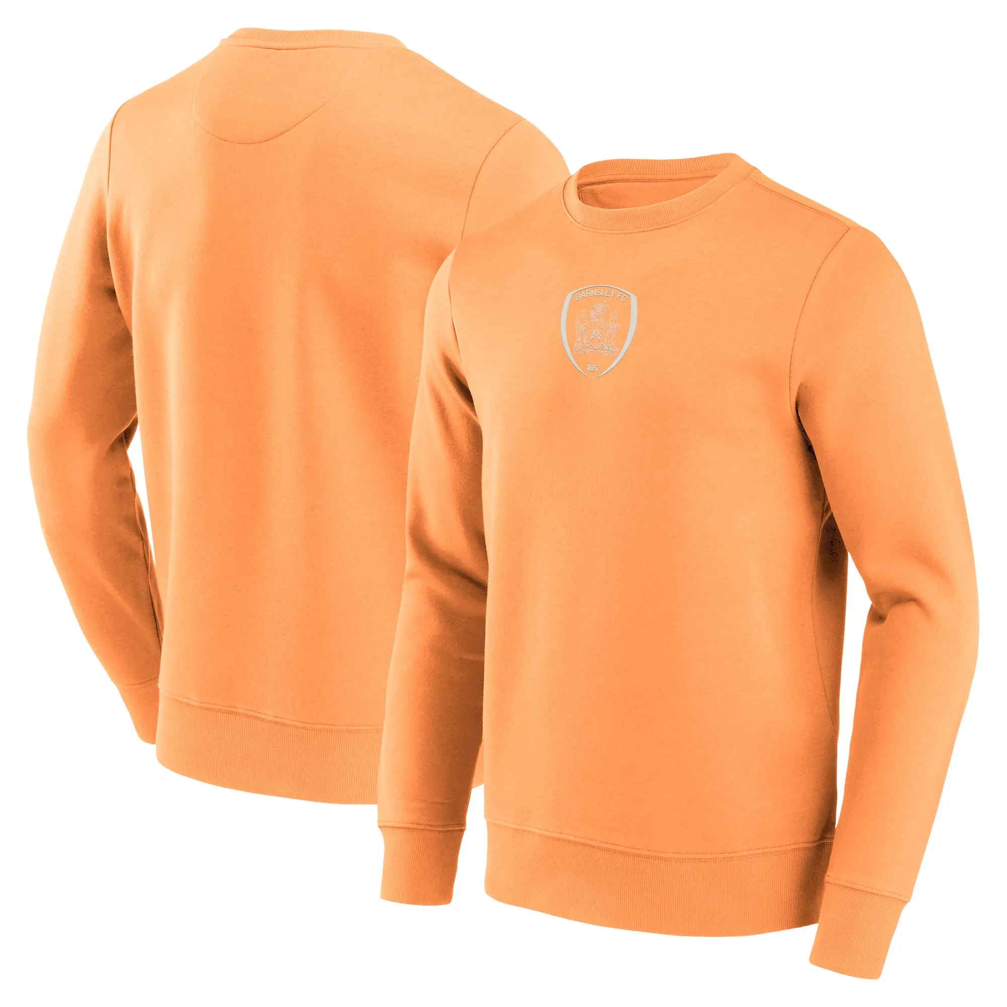 Barnsley Mono Graphic Crew Sweatshirt - Mock Orange - Mens
