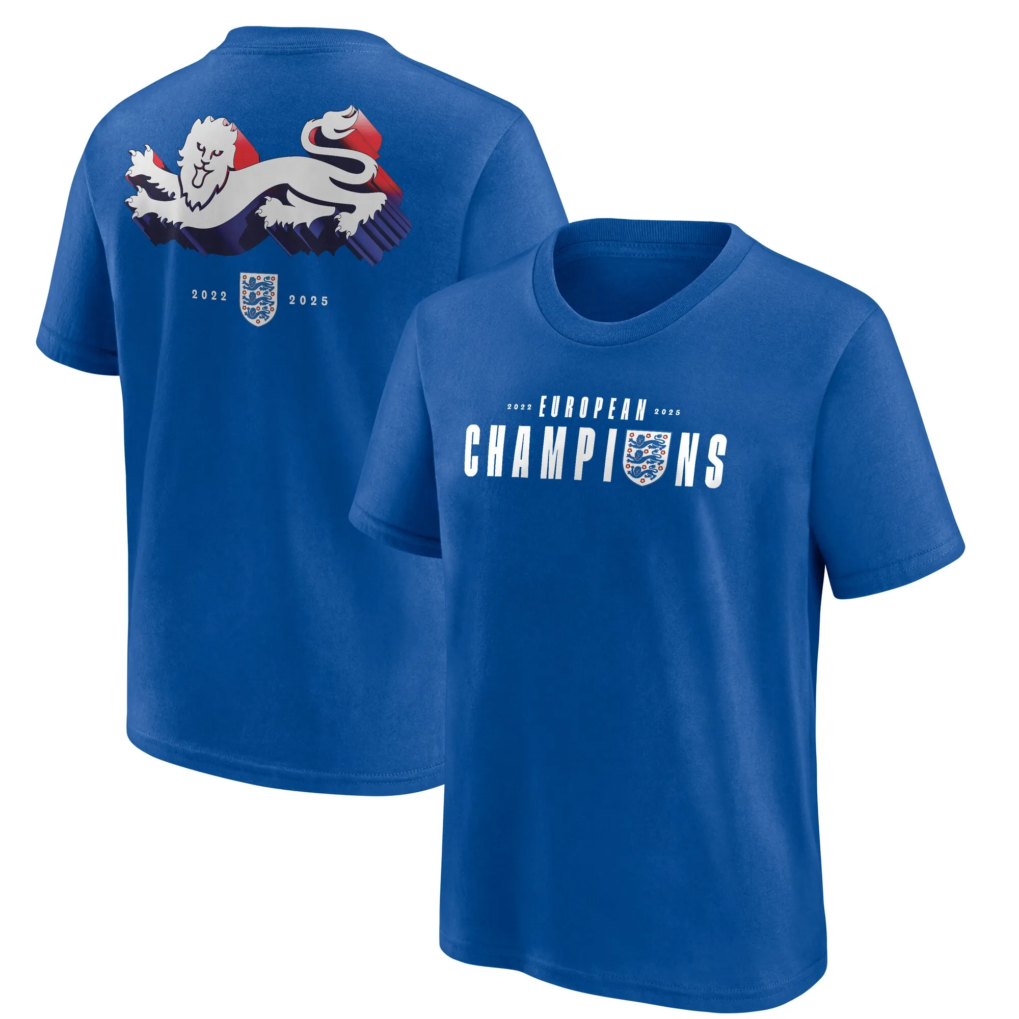 England Lionesses Winners T-Shirt  - Royal - Kids