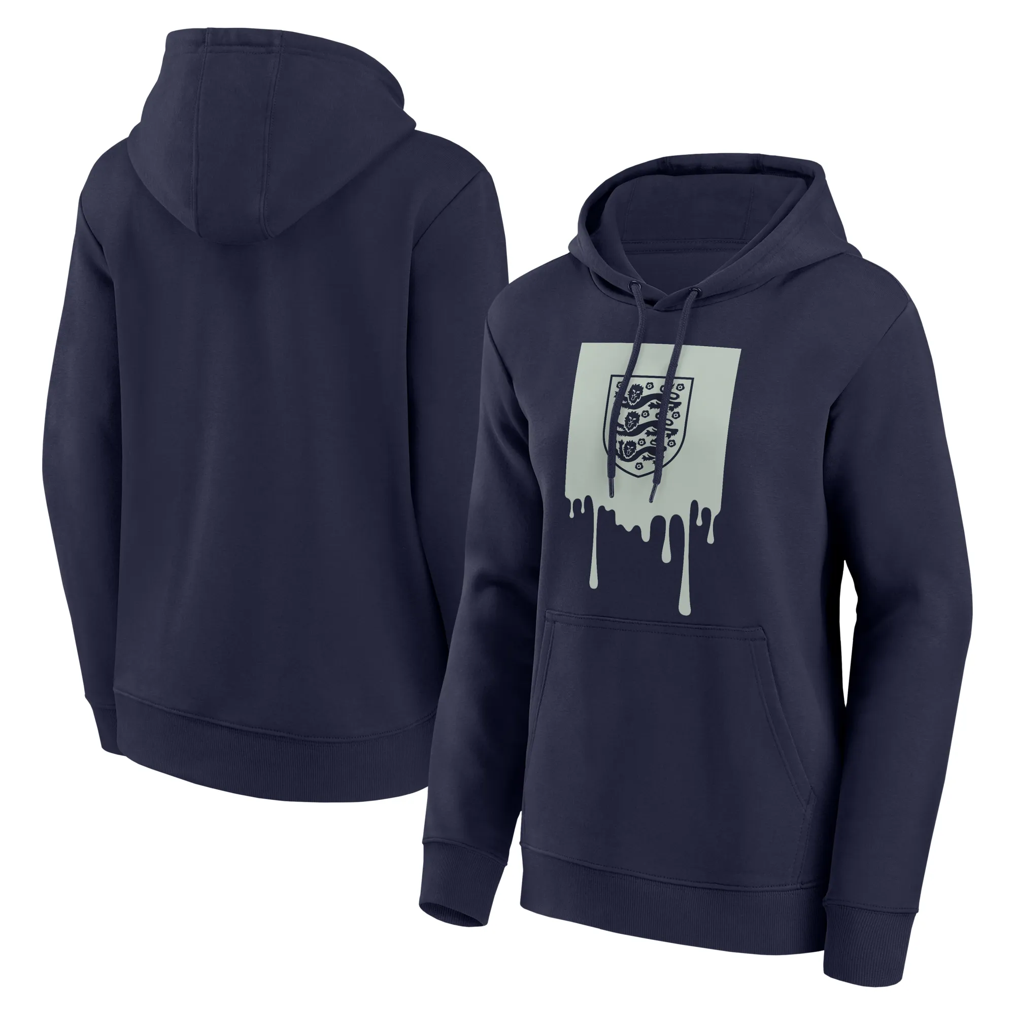 England Liquify Graphic Hoodie - Navy - Womens