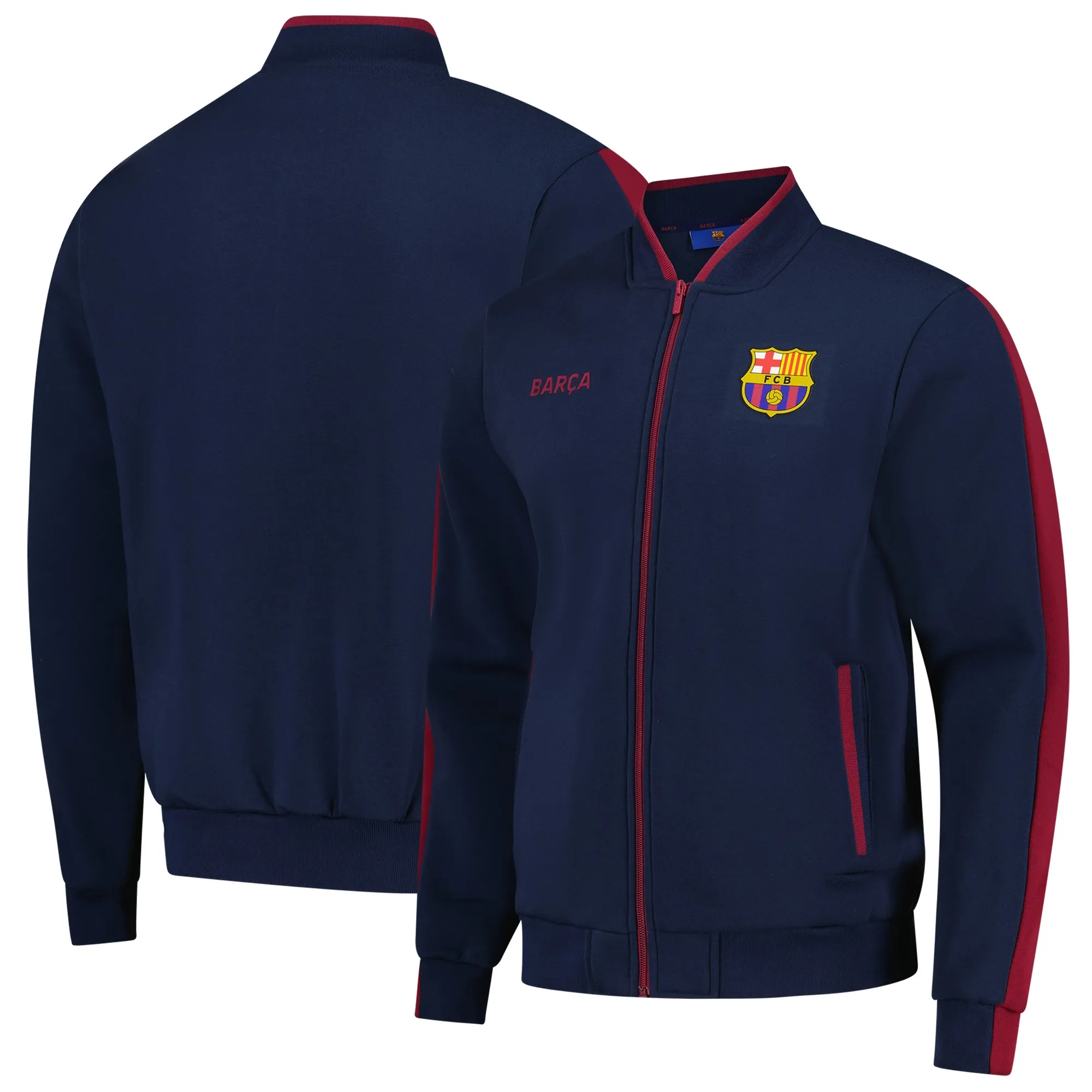 Barcelona Core Track Jacket - Navy - Men's