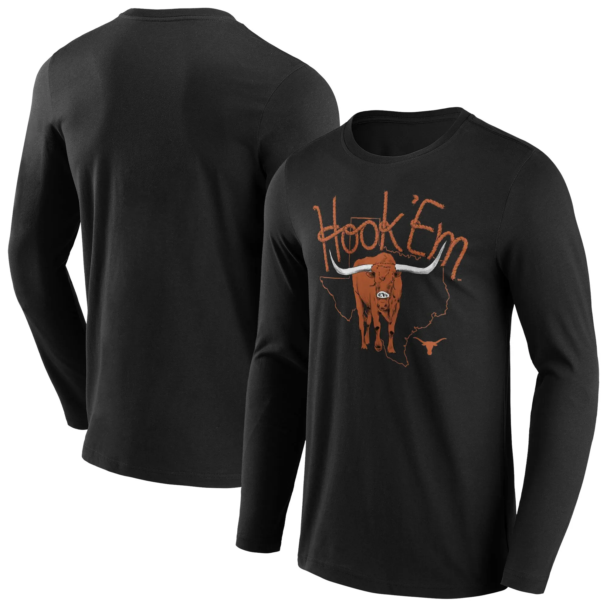 NCAA Texas Longhorns Hometown Graphic Long Sleeve T-Shirt - Mens