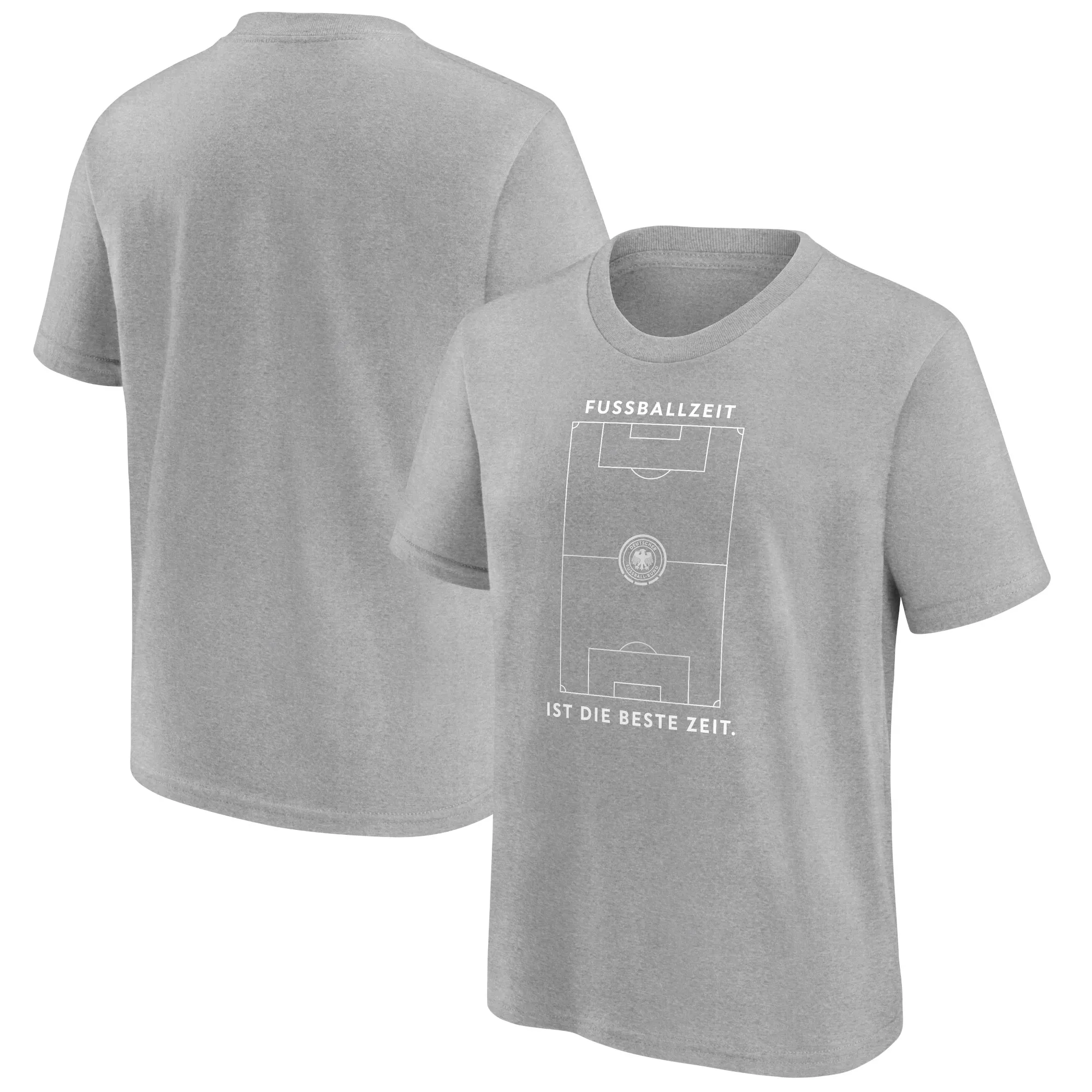 DFB Fussballzeit Graphic T-Shirt - Sports Grey - Youth