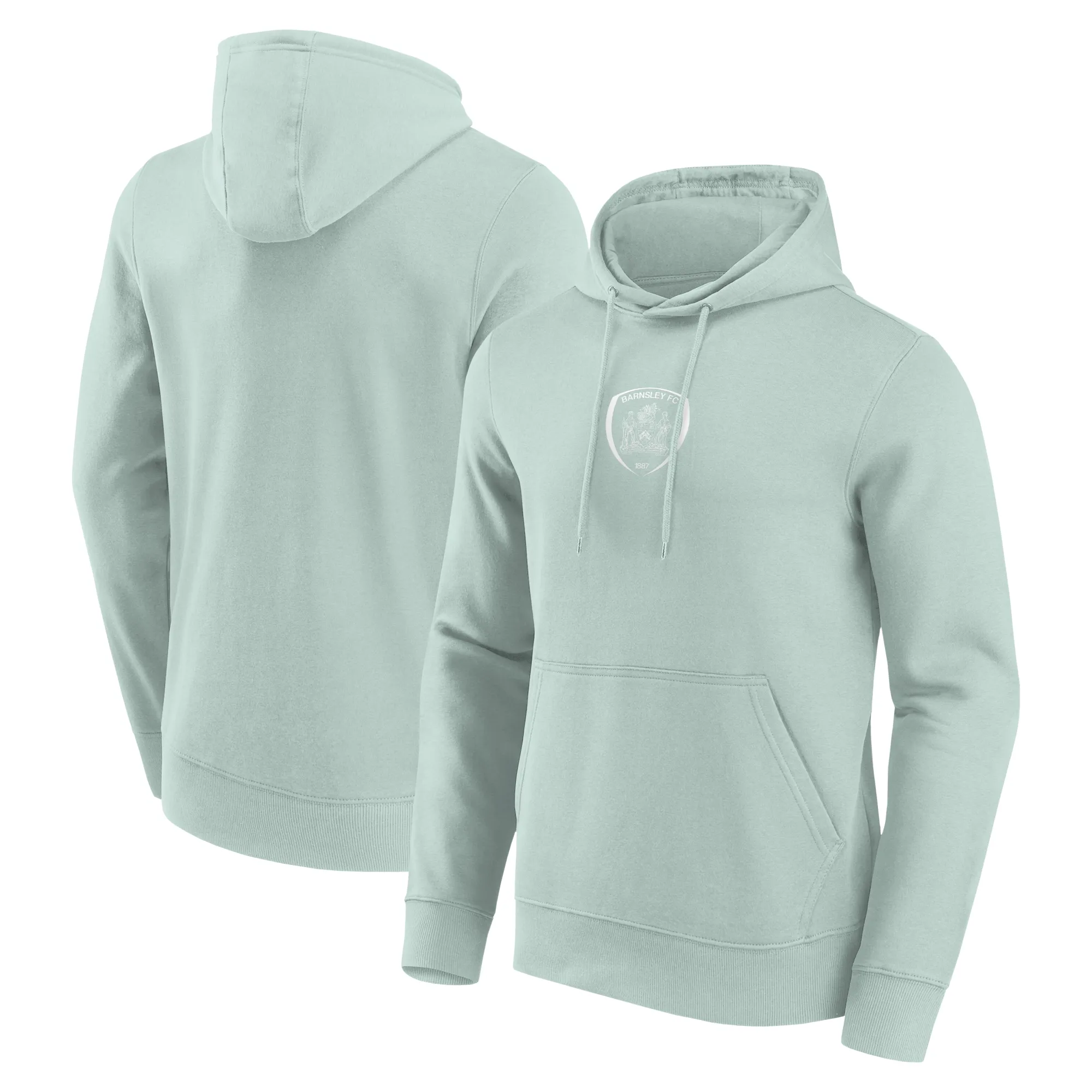 Barnsley Fashion Mono Graphic Hoodie - Surf Spray - Mens