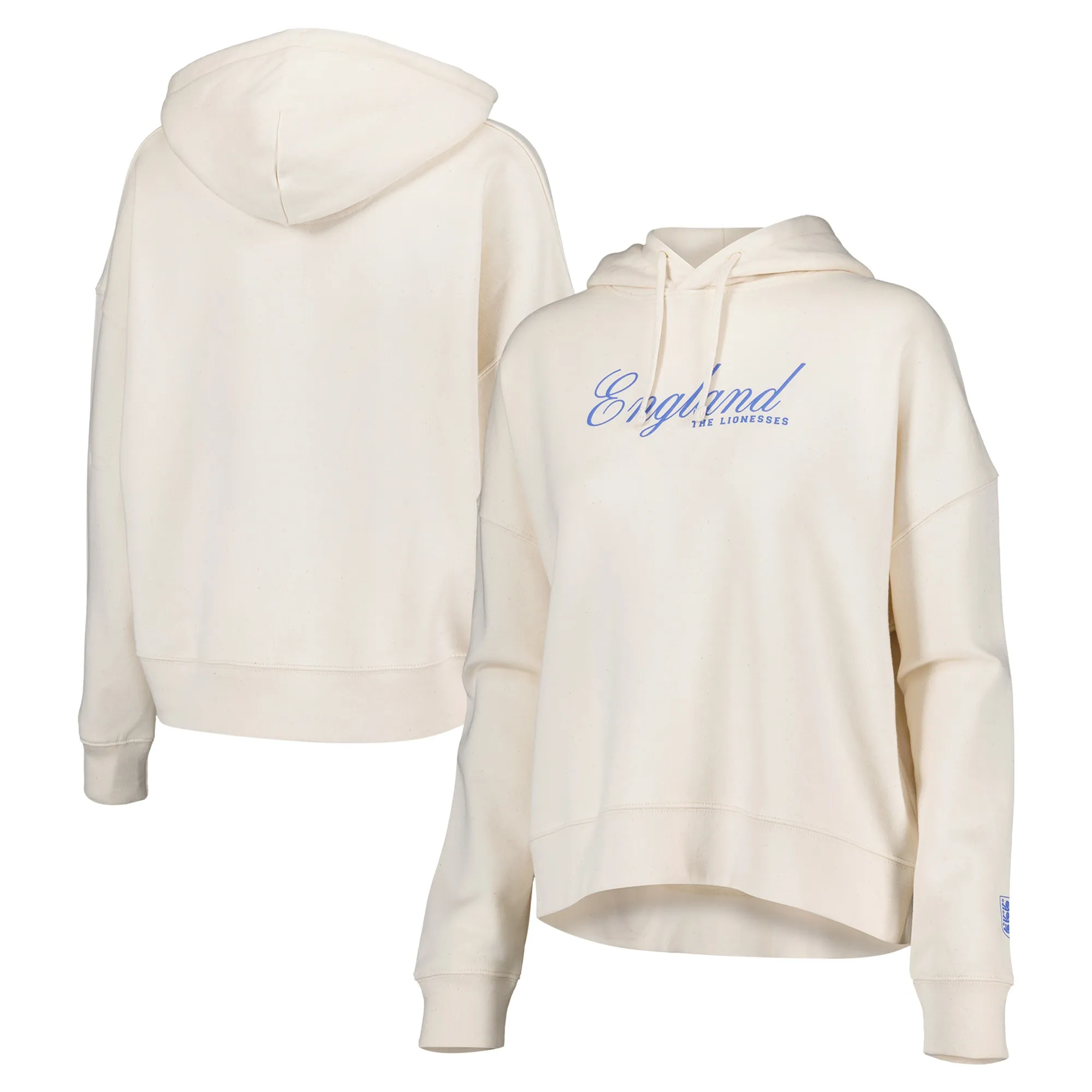 England Script Graphic Hoodie - Off White - Womens