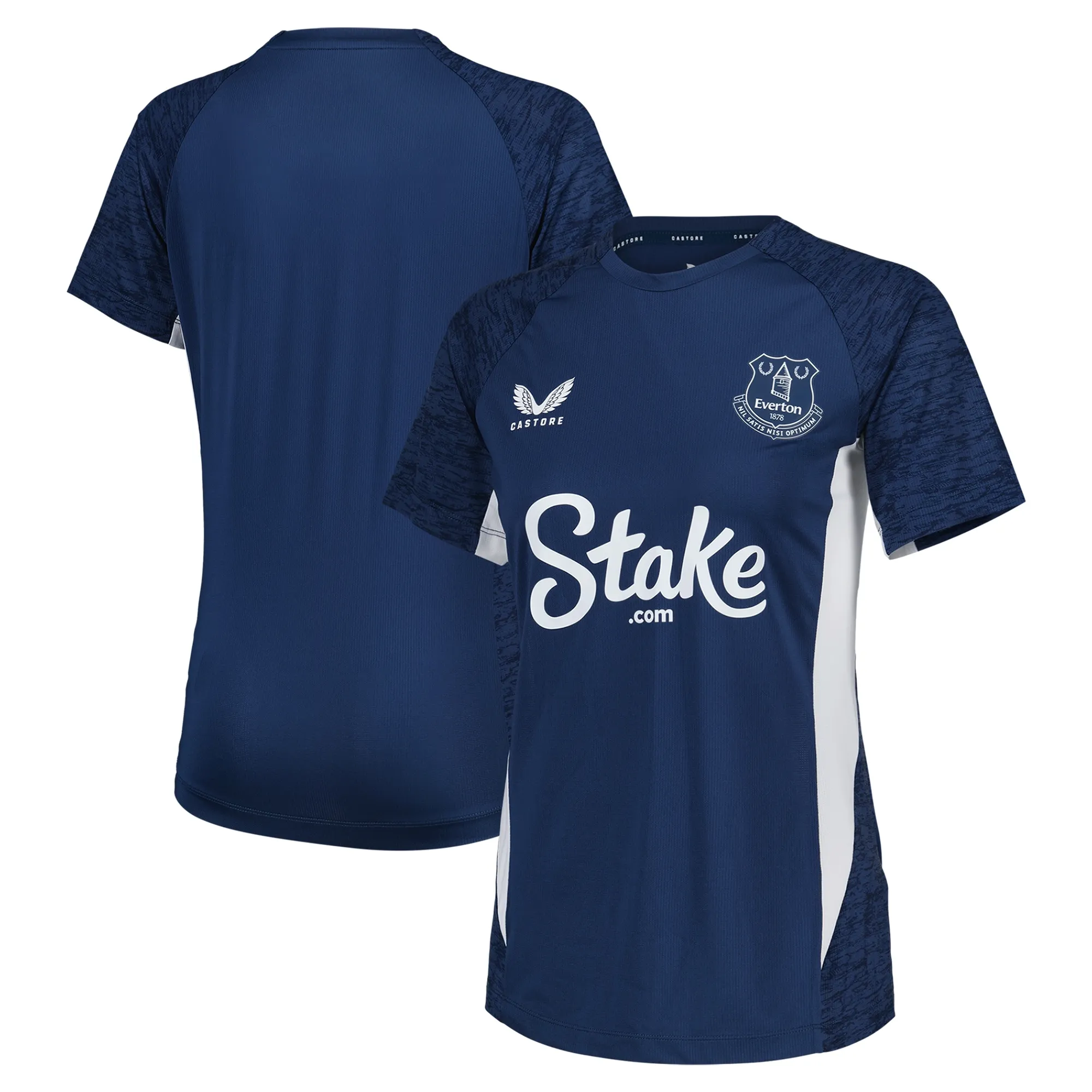 Everton Castore Coaches Training Top - Navy - Womens