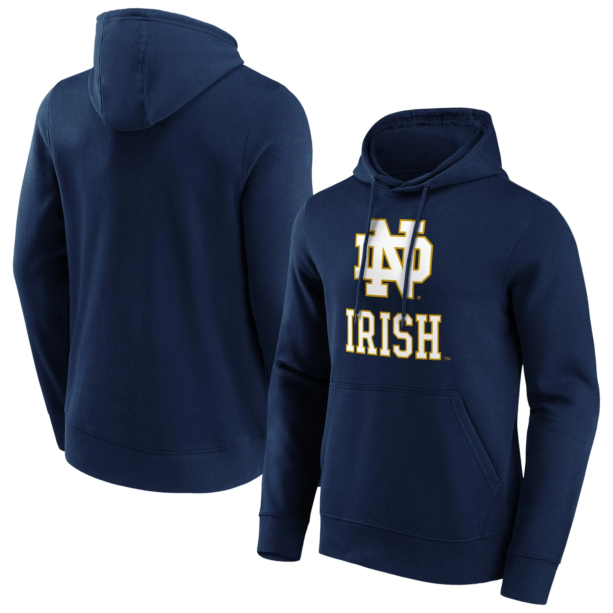 NCAA Notre Dame Fighting Irish Primary Logo Graphic Hoodie - Mens