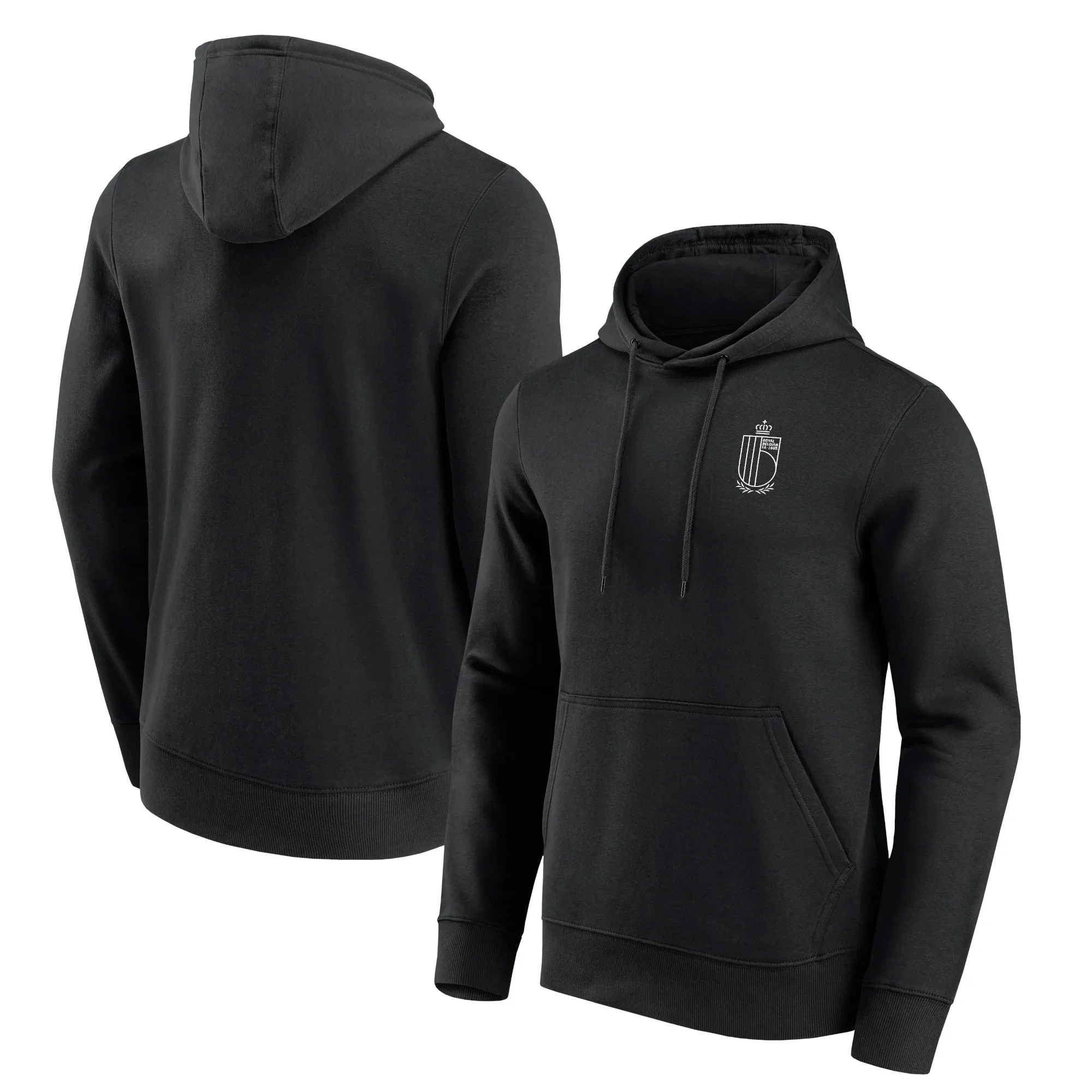 Belgium FA Mono Logo Graphic Hoodie - Black - Mens