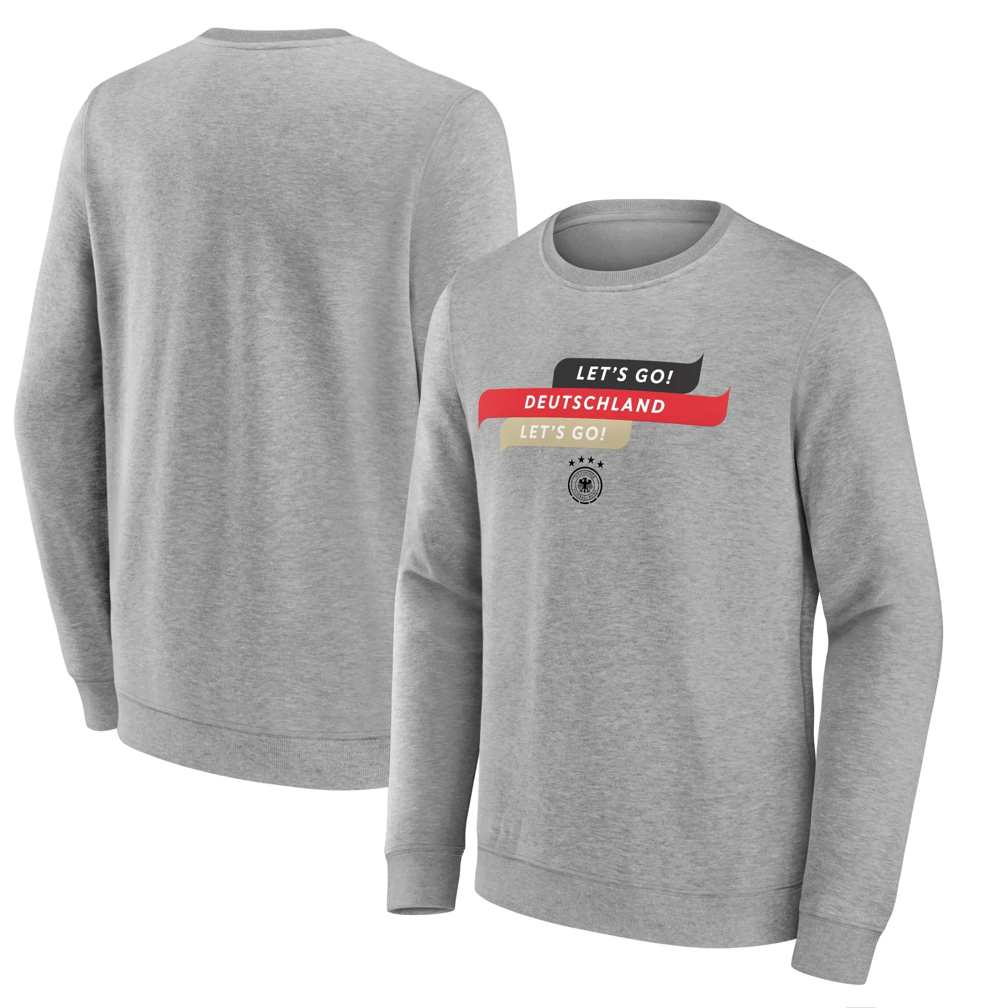 DFB Fantastic Graphic Crew Sweatshirt - Sports Grey - Youth