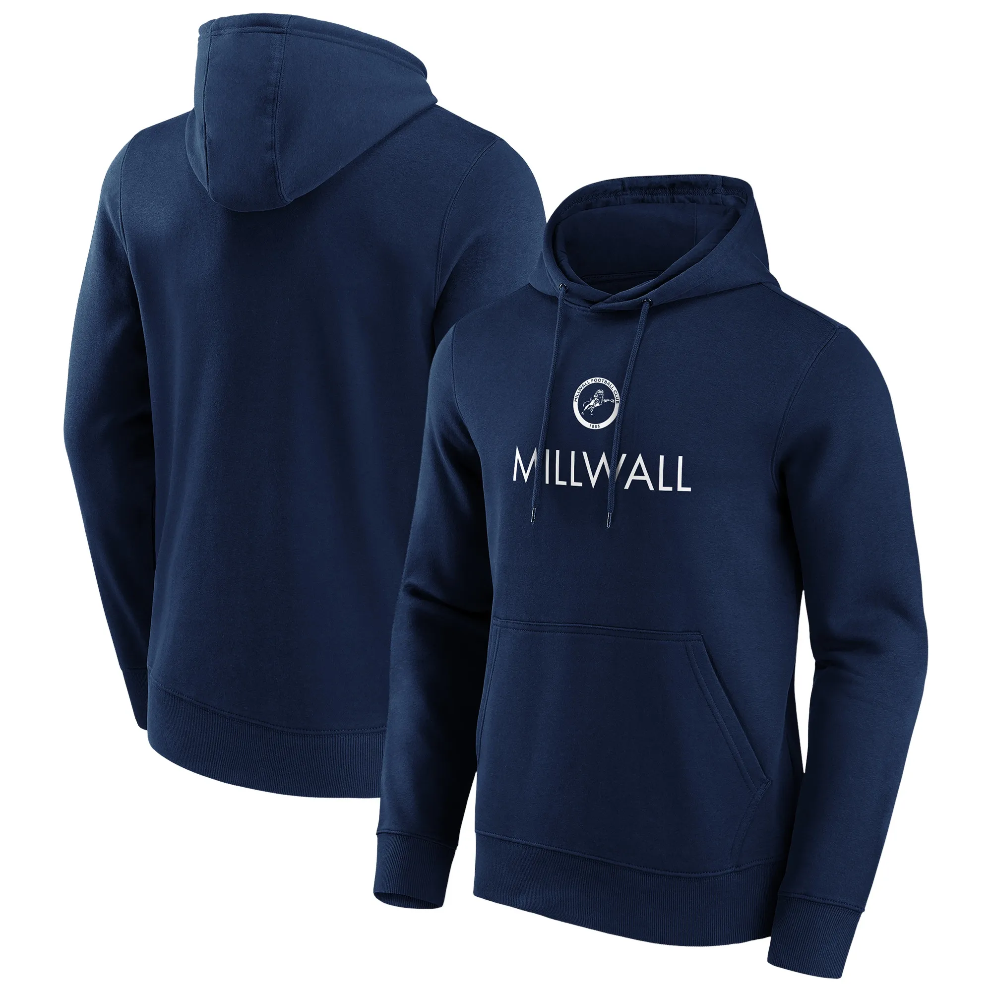 Millwall Wordmark Graphic Hoodie - Navy - Mens