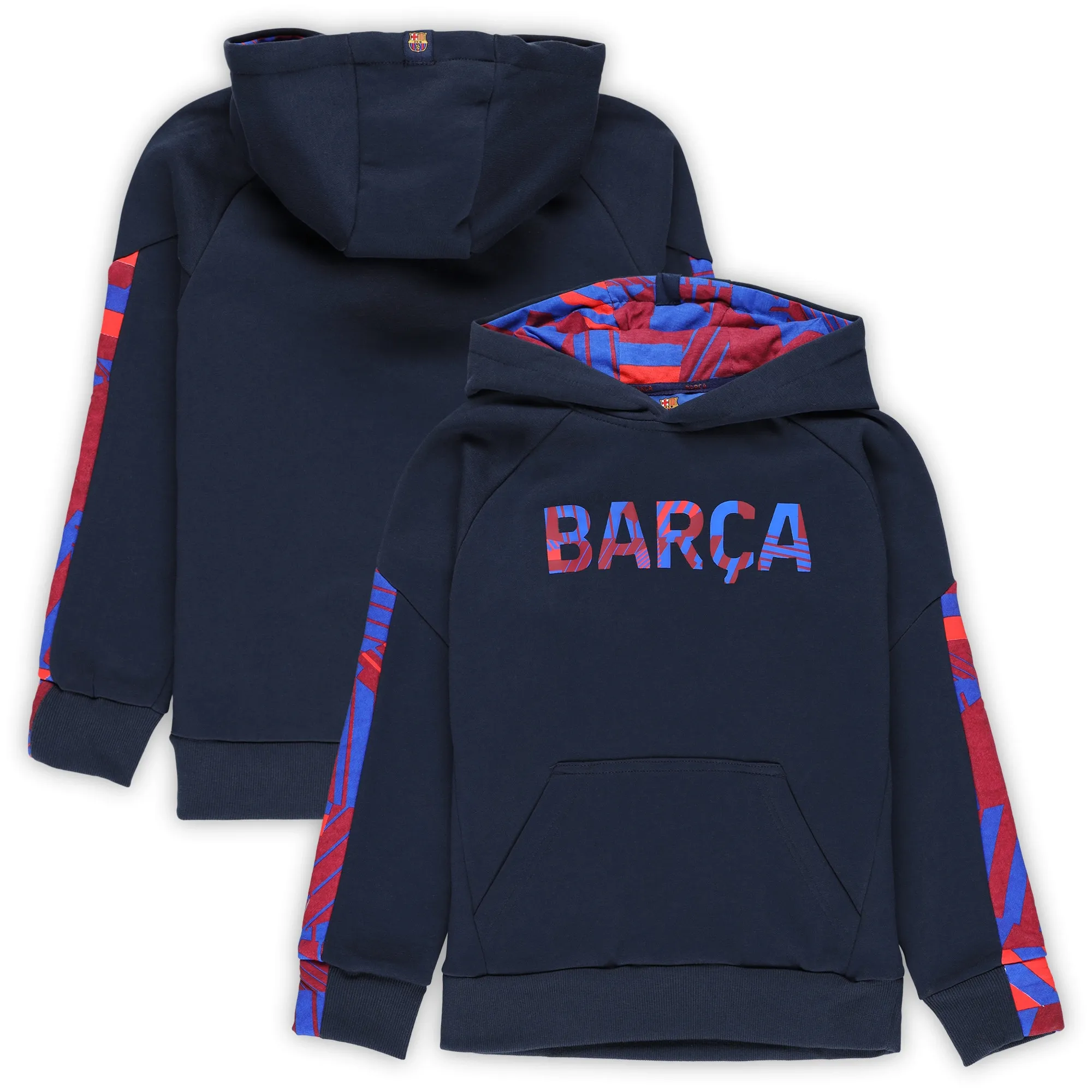 Barcelona Graphic Hoodie - Navy - Boys