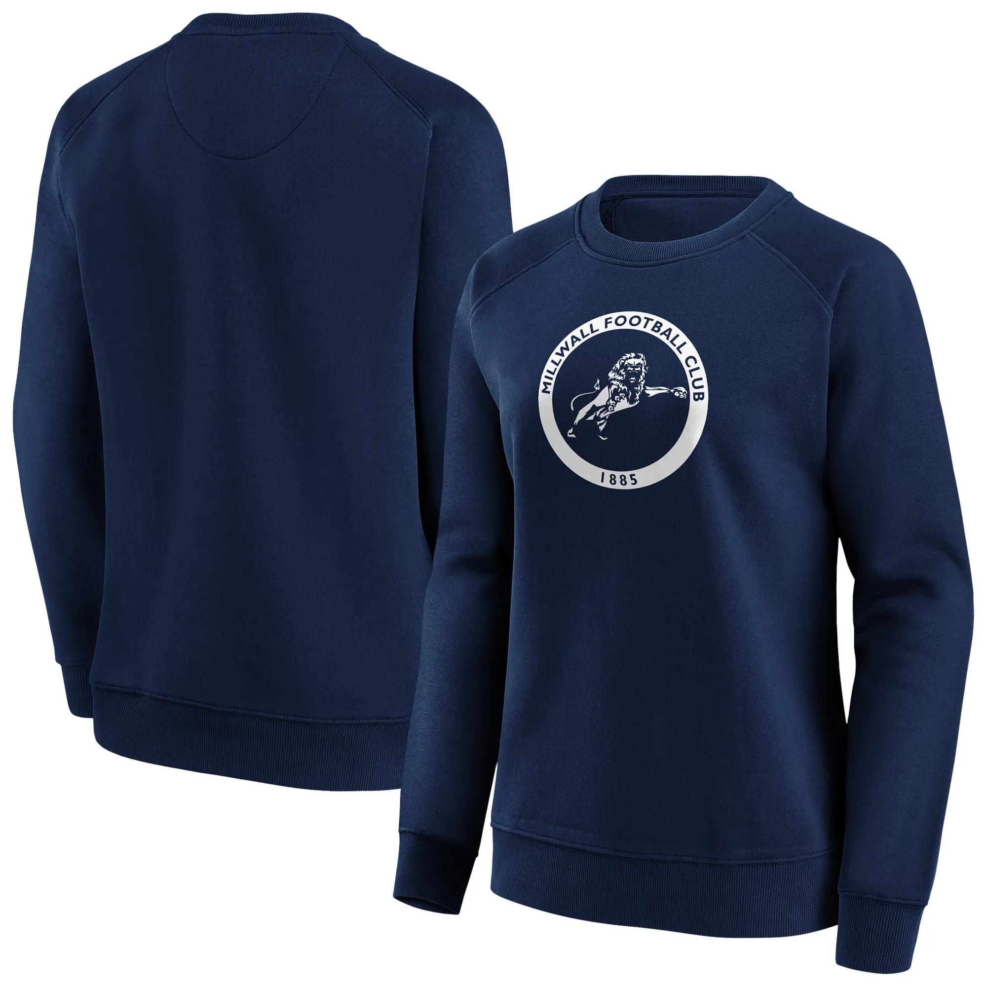 Millwall Mono Logo Graphic Crew Sweatshirt - Navy - Womens