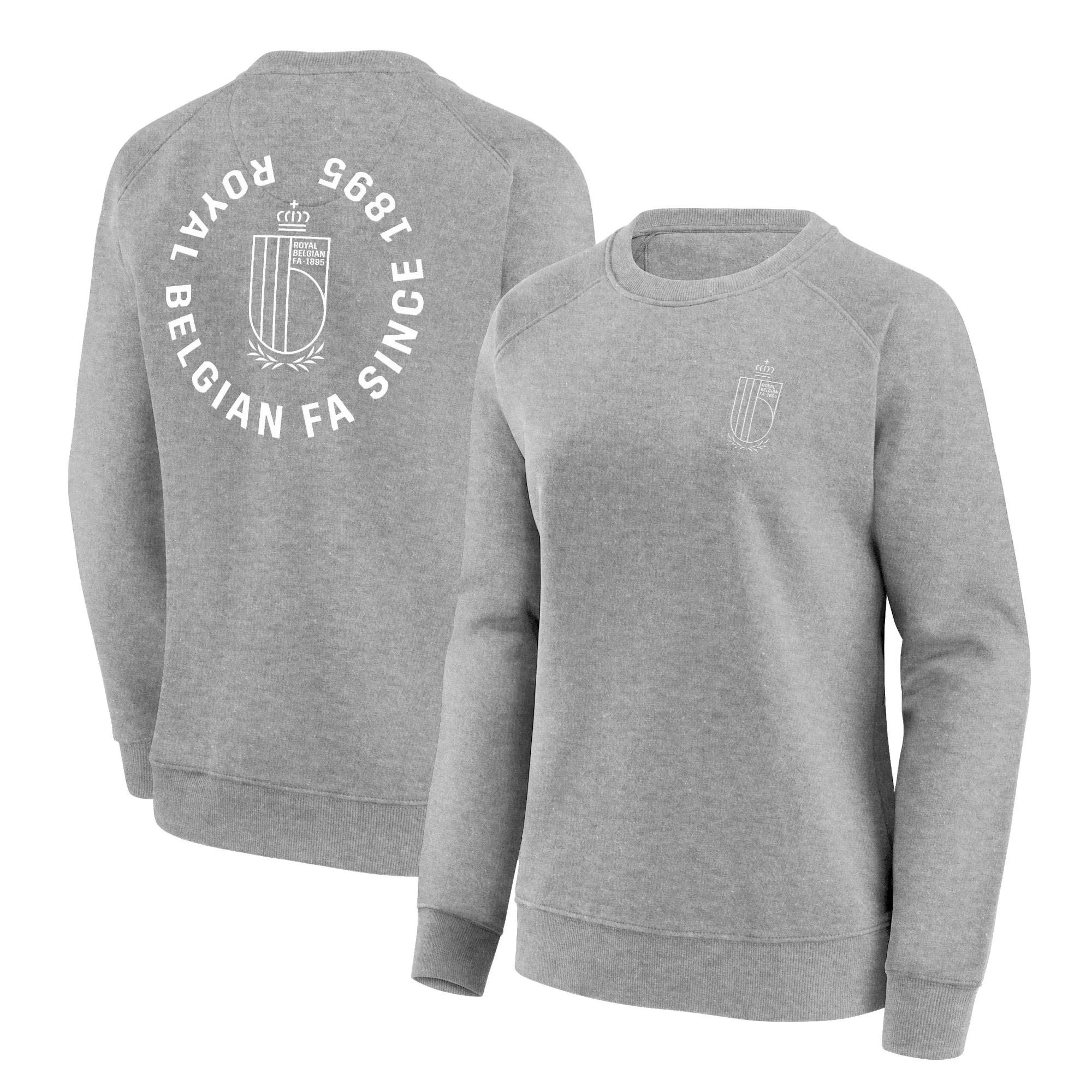 Belgium FA Loop Graphic Crew Sweatshirt - Sports Grey - Womens